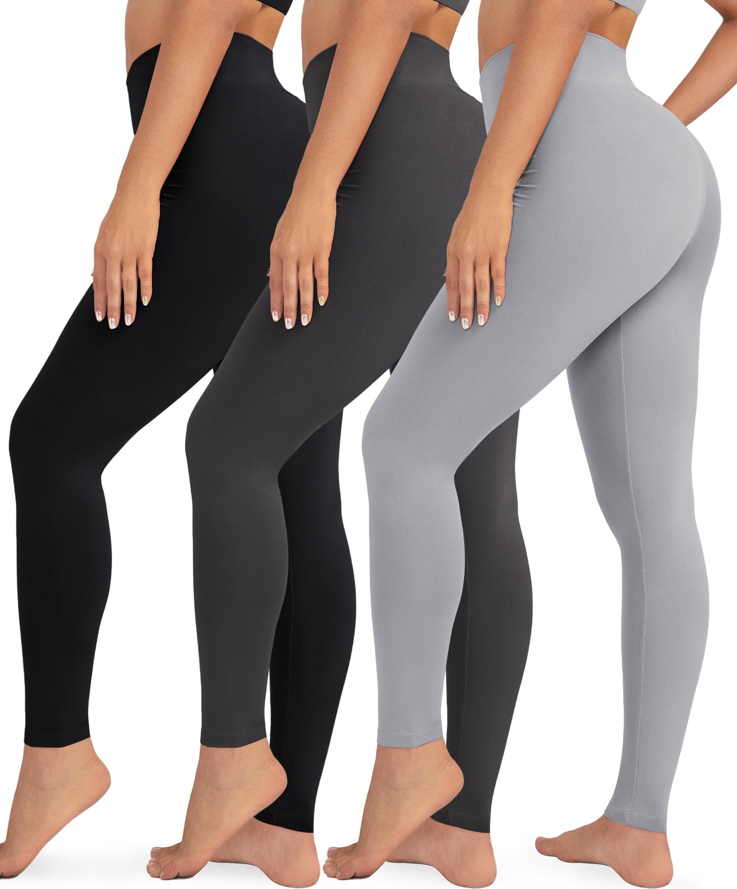 VALANDY Creamlush Womens High Waisted Leggings