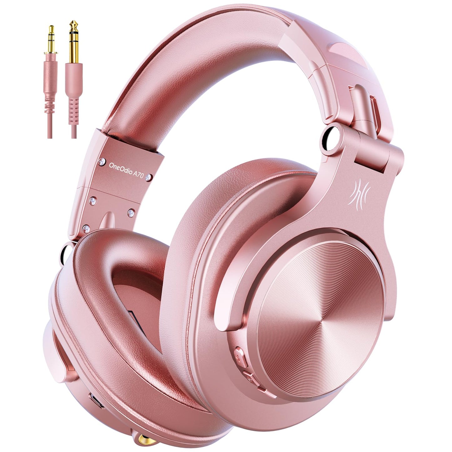 OneOdio A70 Bluetooth Headphones Over Ear, 72 Hrs Playtime, Monitor Level Stereo Sound Quality, Foldable Wireless&Wired DJ Headphone, Professional Studio Headphones for DJ/TV/PC/Phone