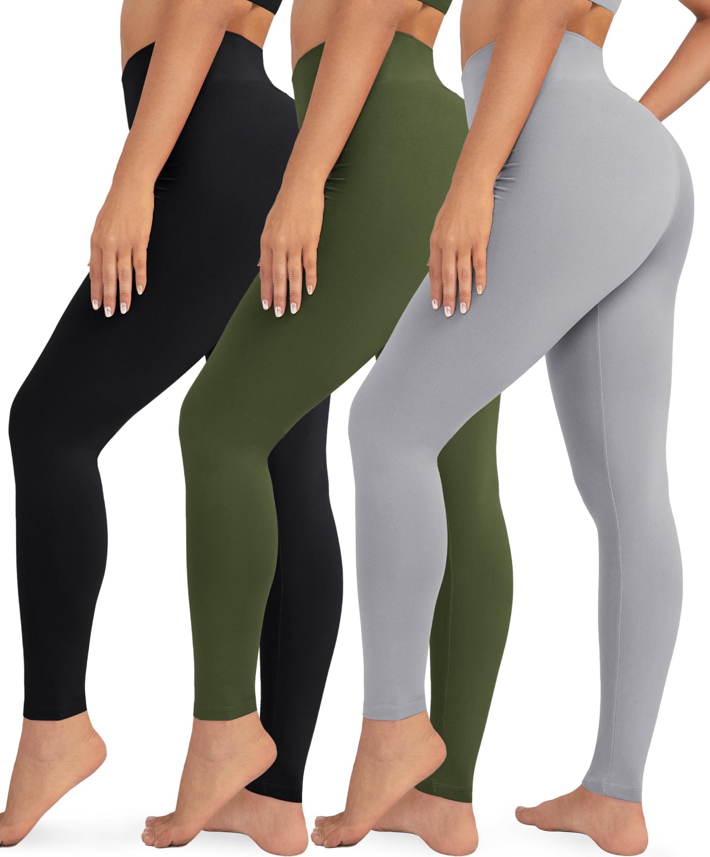 VALANDY Creamlush Womens High Waisted Leggings