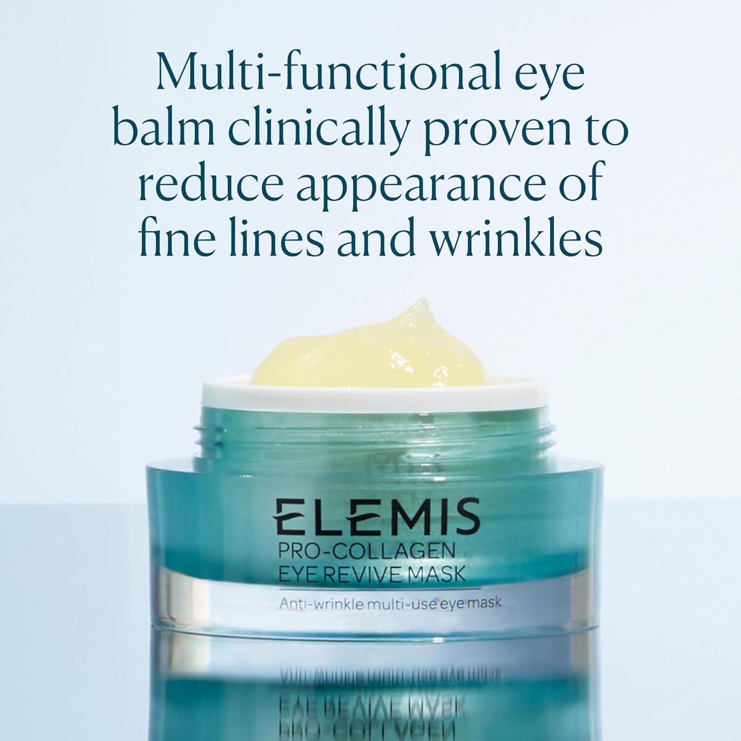 ELEMIS Pro-Collagen Eye Revive Mask, 3-in-1 Anti-Wrinkle Optic Cream for Dark Circles, Refreshing Vision Gel to Brighten, Hydrate and Rejuvenate, Moisturising Under Gaze Cream, 15ml