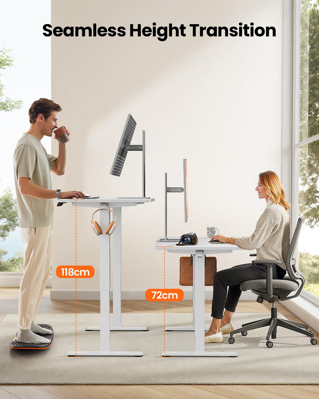 ErGear Electric Standing Desk Height Adjustable