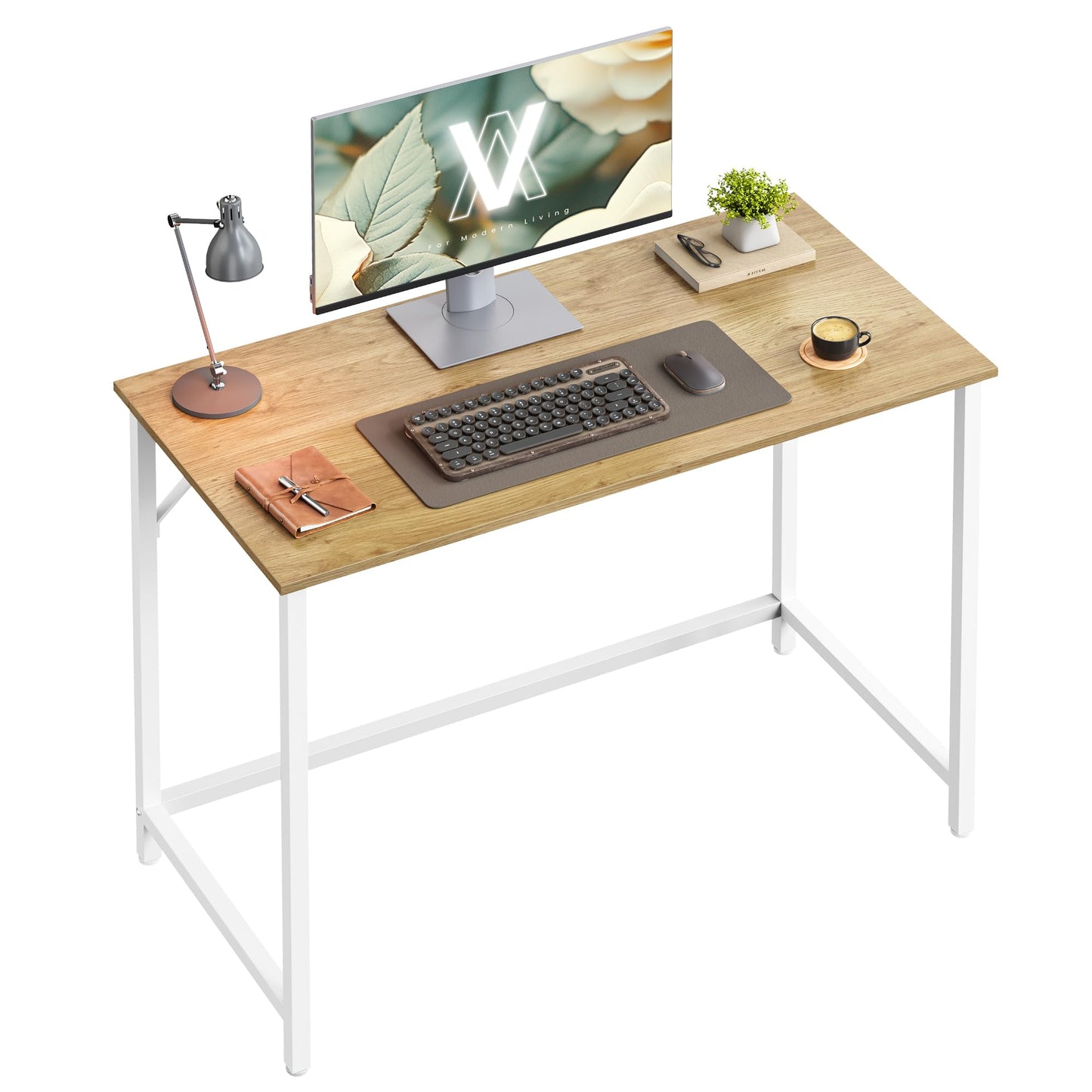 VASAGLE Computer Desk, Writing Desk, Small Office Table