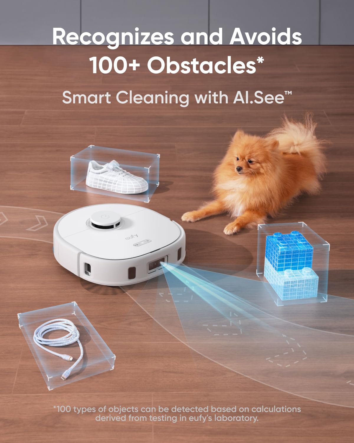eufy X10 Pro Omni Robot Vacuum Cleaner with Mop, All-in-One Station