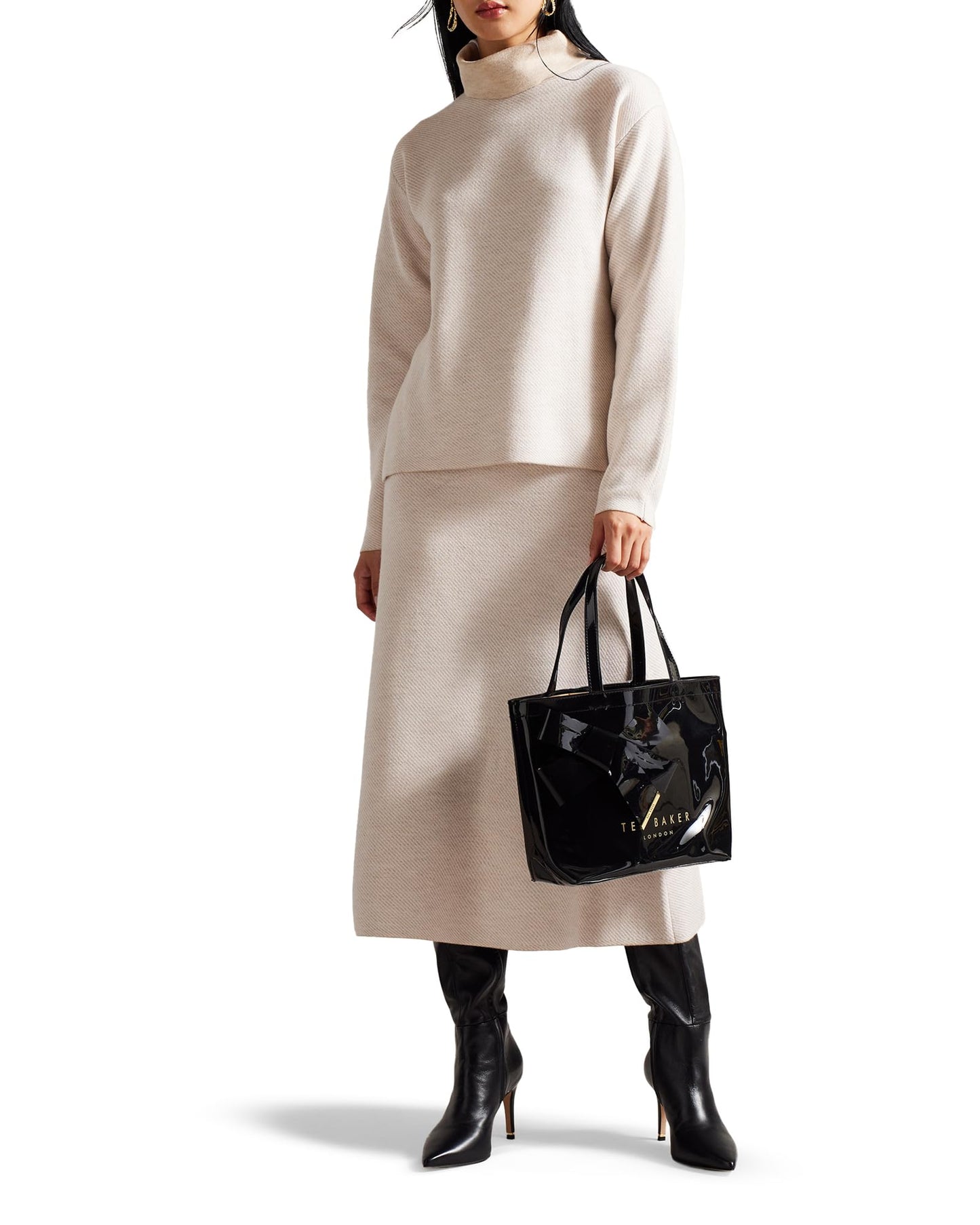 Ted Baker Women's Nikicon Vinyl Bow Shopper, One Size