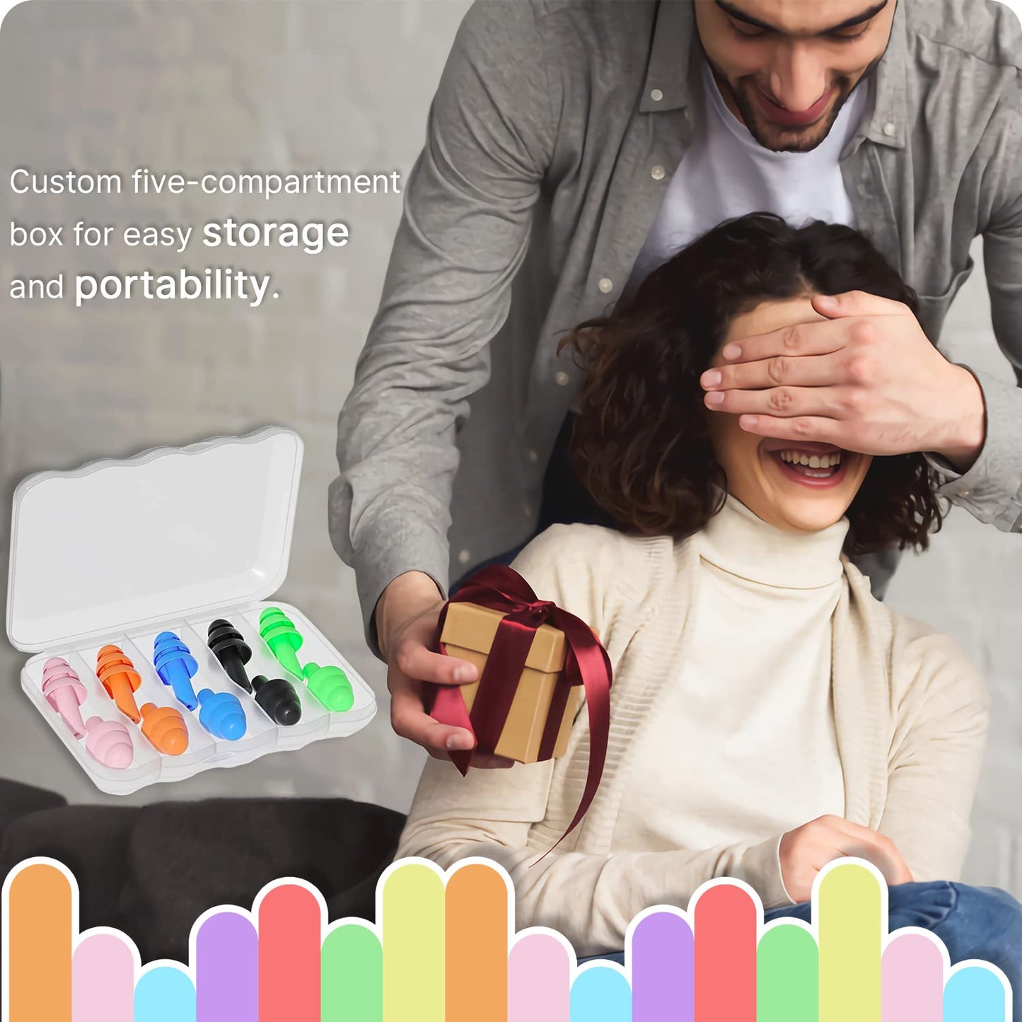 Ear Plugs for Sleep Soft Silicone Reusable