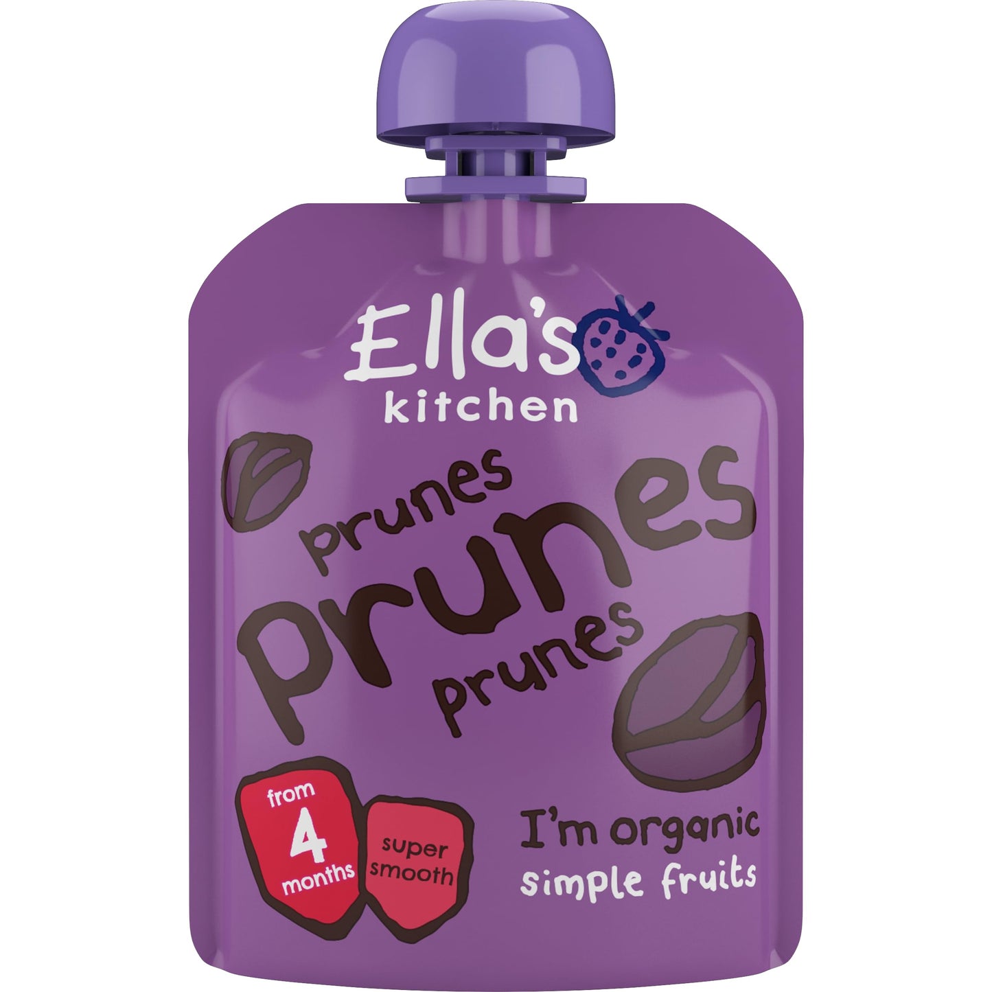 Ella's Kitchen First Taste Prunes 70g, Pack of 7, (Packing May Vary)