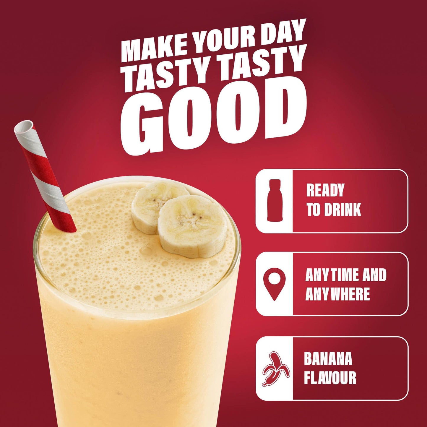 SlimFast Ready To Drink Chocolate Flavour Shake, 6 x 325ml