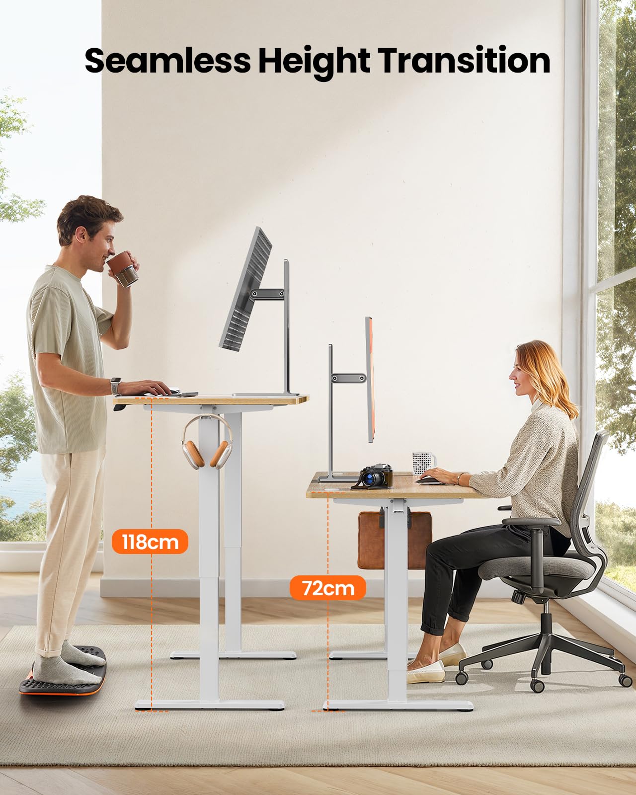 ErGear Electric Standing Desk Height Adjustable