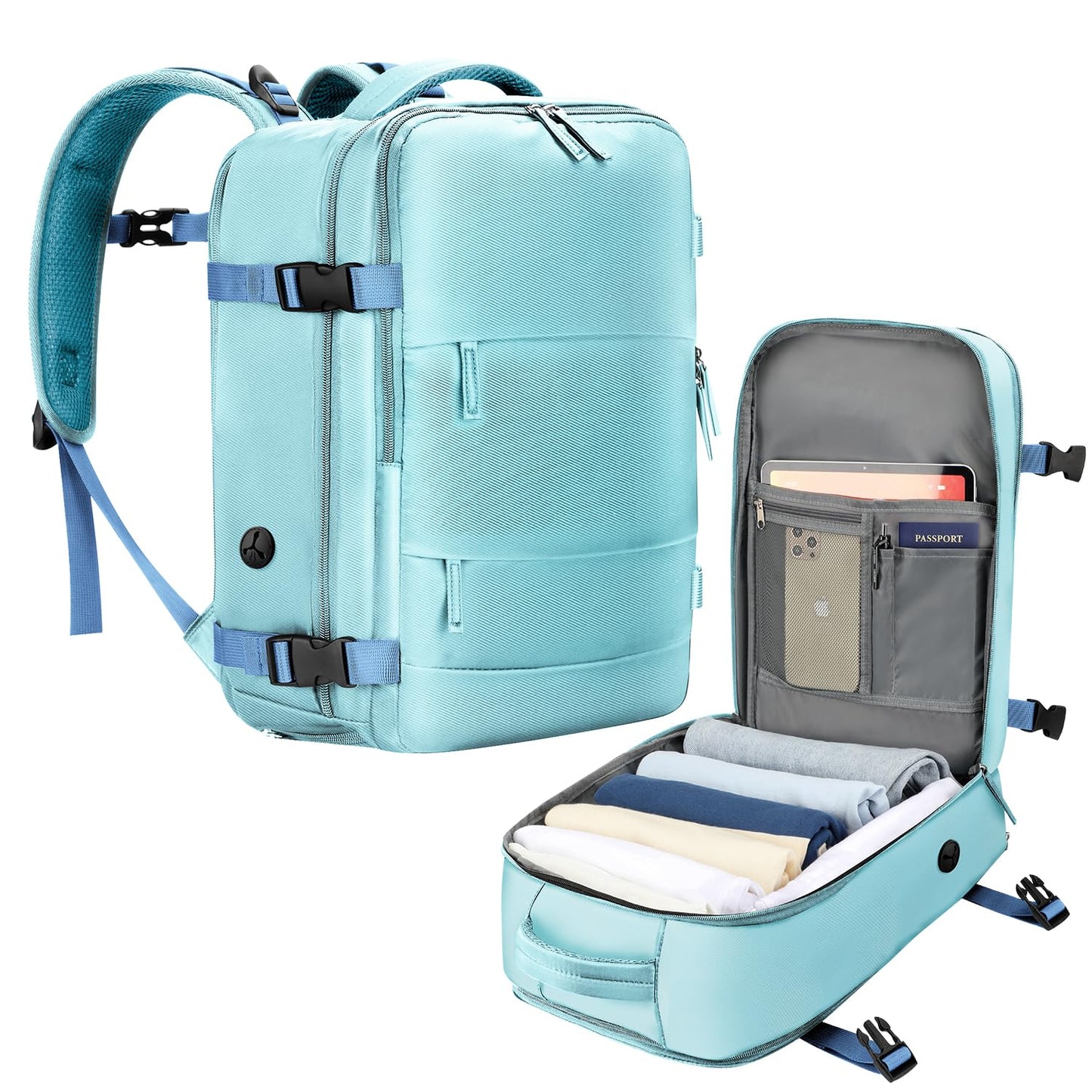 Cabin Bags for Ryanair 40x20x25 Underseat Travel Bag