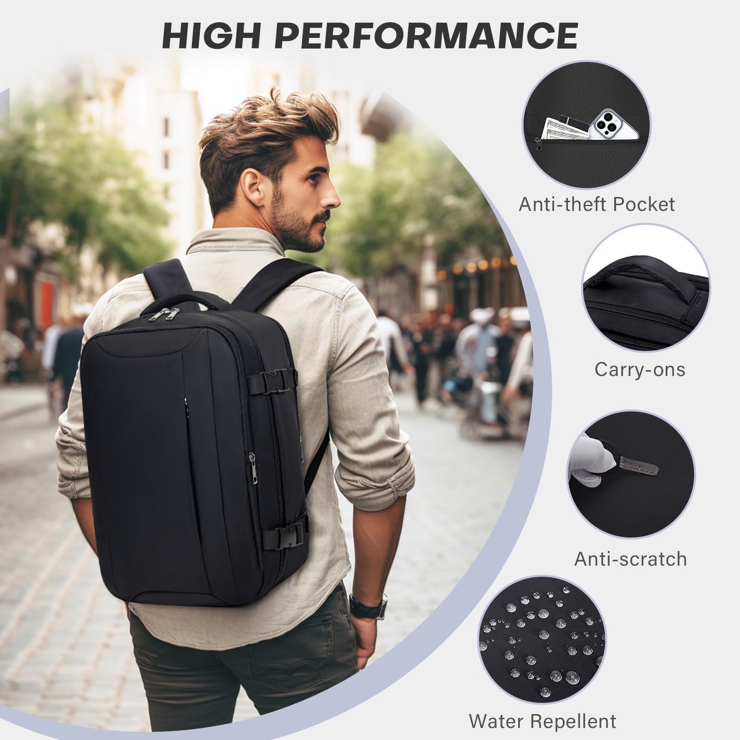 Xkdoai for Ryanair Cabin Bags 40x20x25