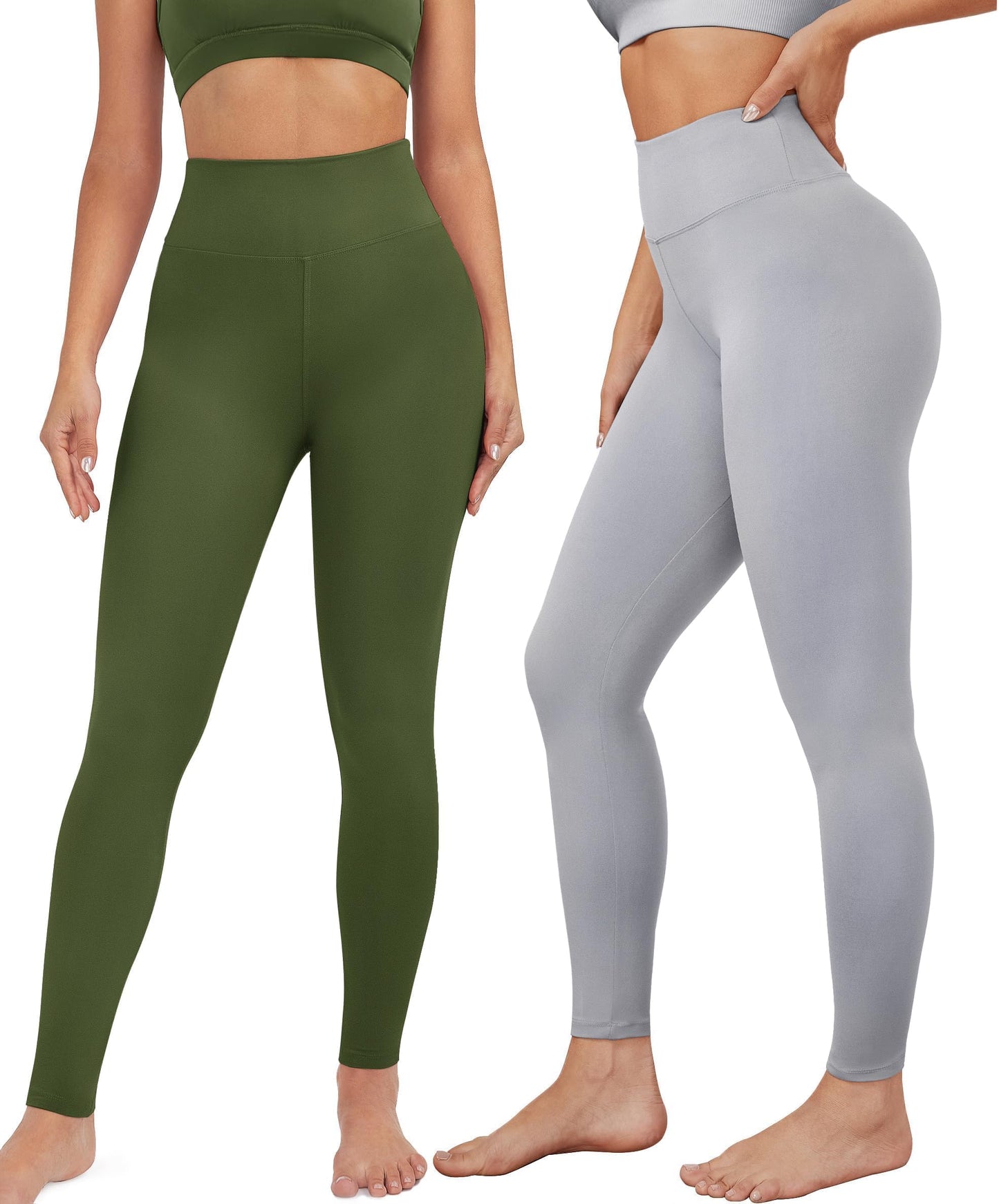 VALANDY Creamlush Womens High Waisted Leggings