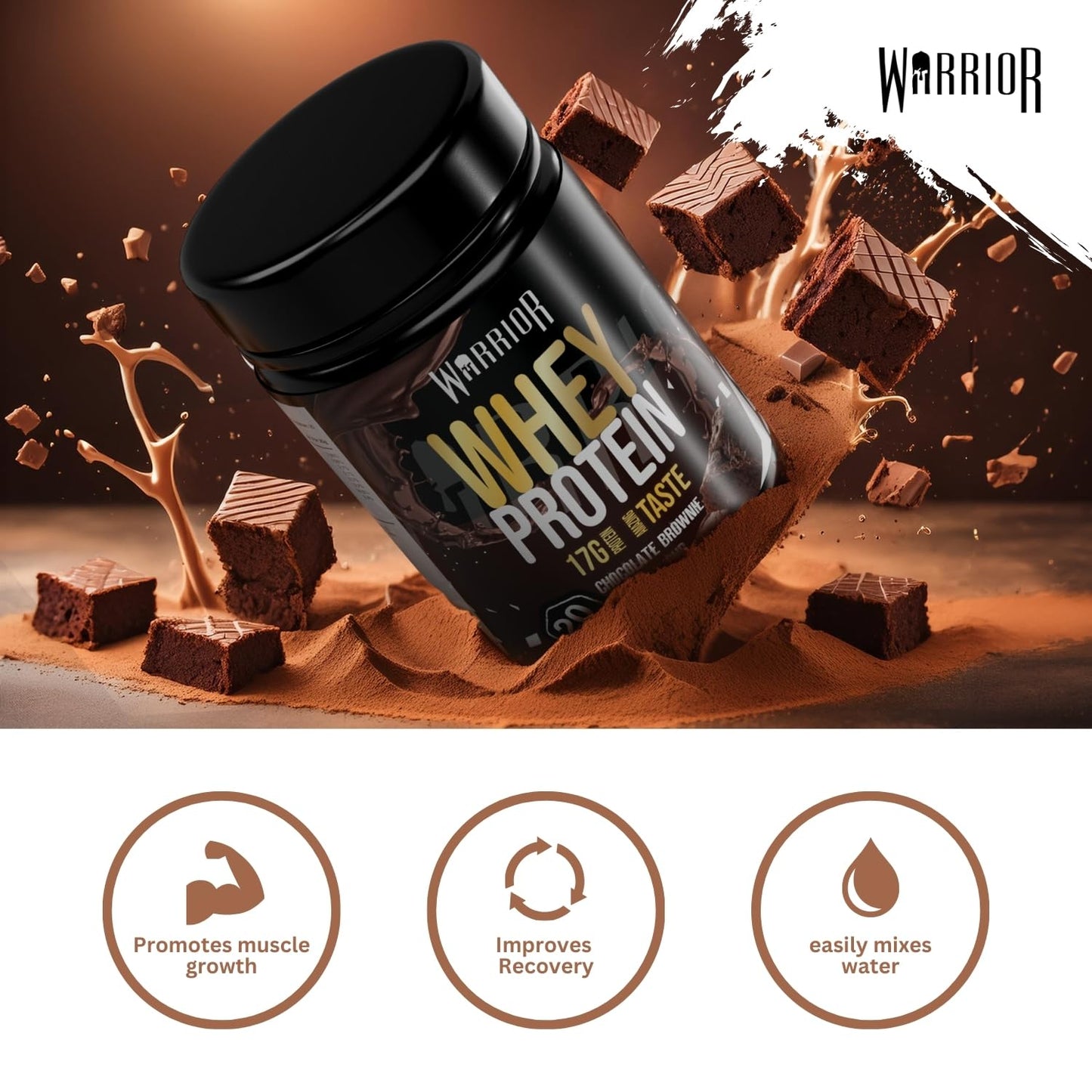 Warrior Whey Protein Powder 500g