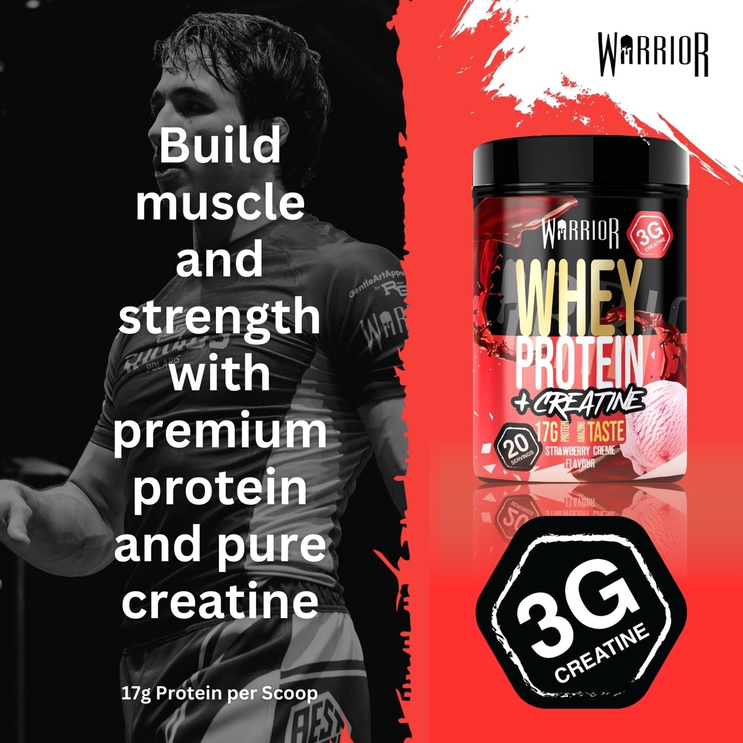 Warrior Whey Protein Powder 500g