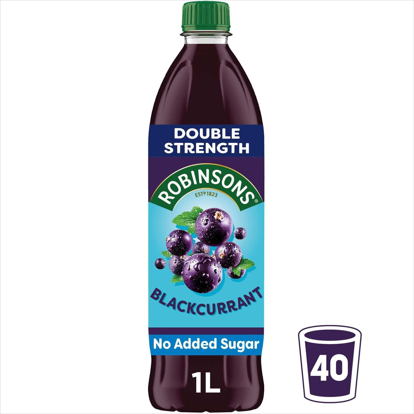 Robinsons Double Strength Orange No Added Sugar Squash 1.75L