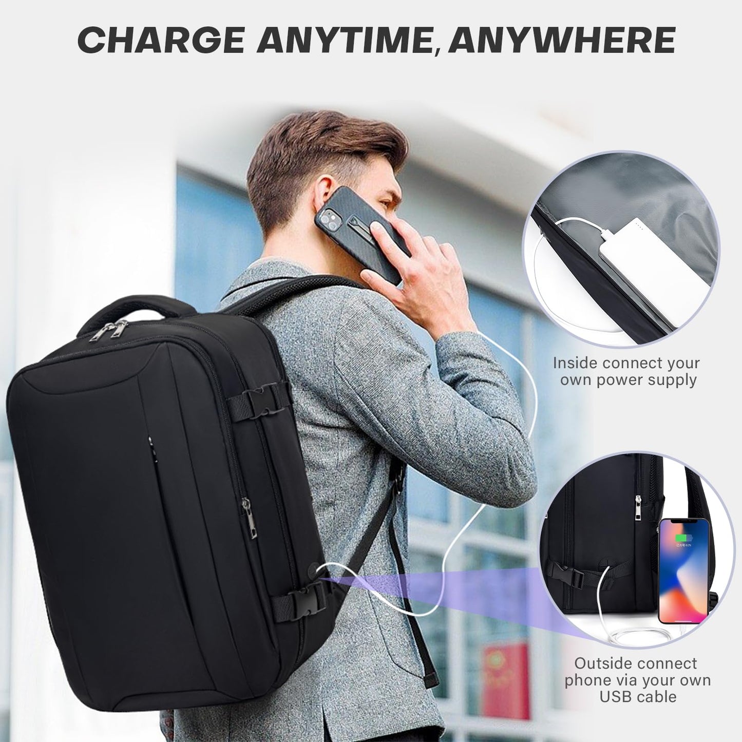 Xkdoai for Ryanair Cabin Bags 40x20x25