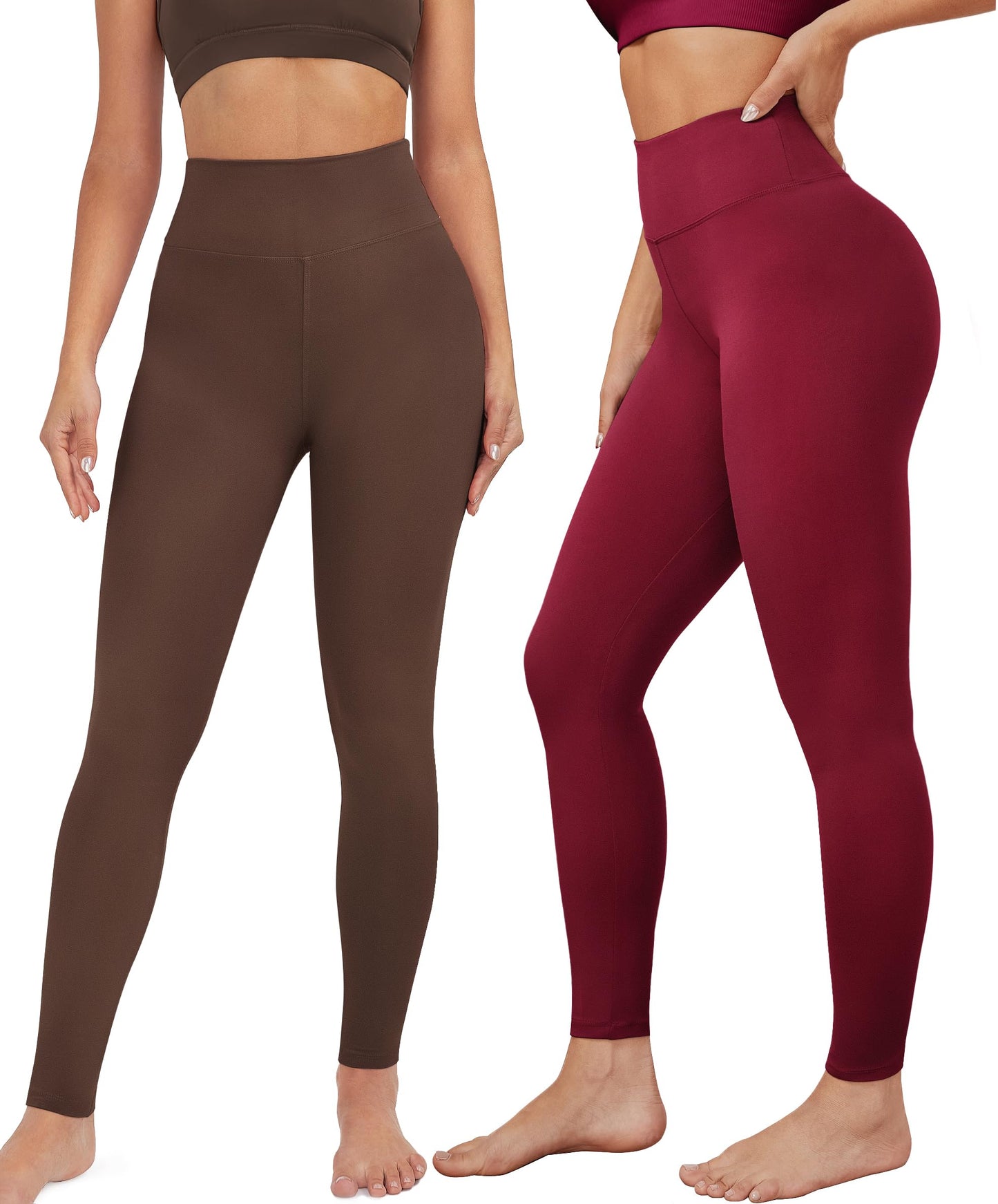 VALANDY Creamlush Womens High Waisted Leggings