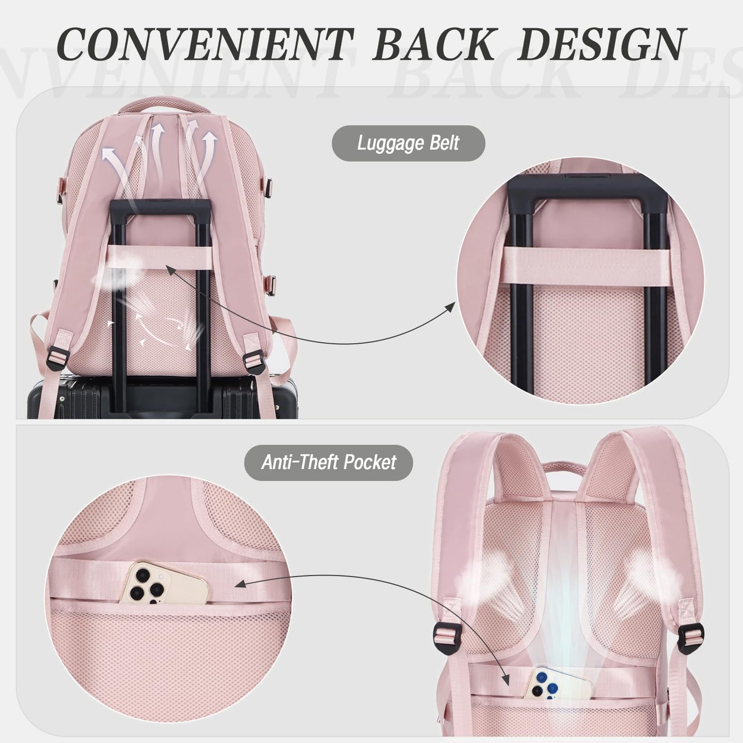 for Ryanair Cabin Bags 40x20x25 Underseat Cabin