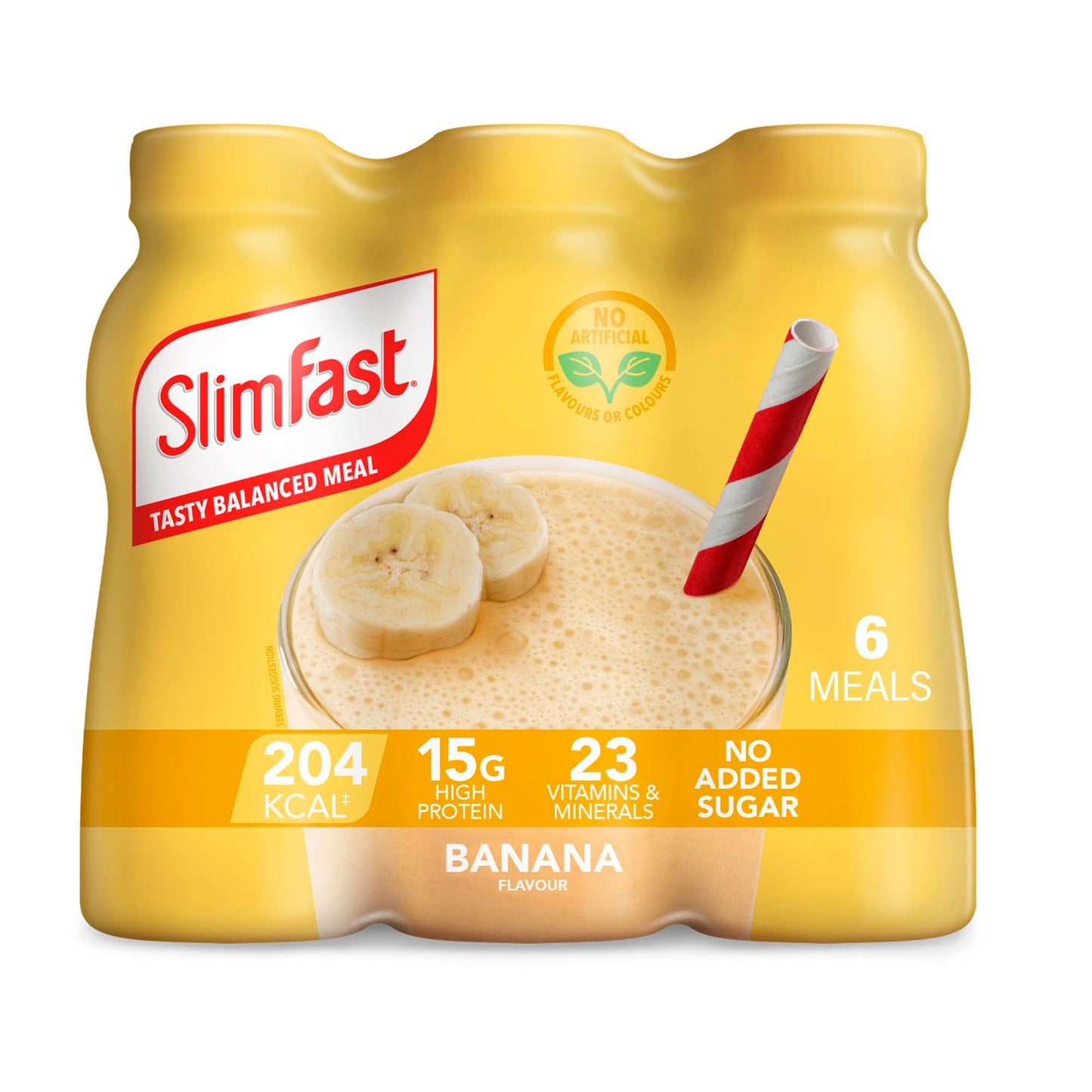 SlimFast Ready To Drink Chocolate Flavour Shake, 6 x 325ml