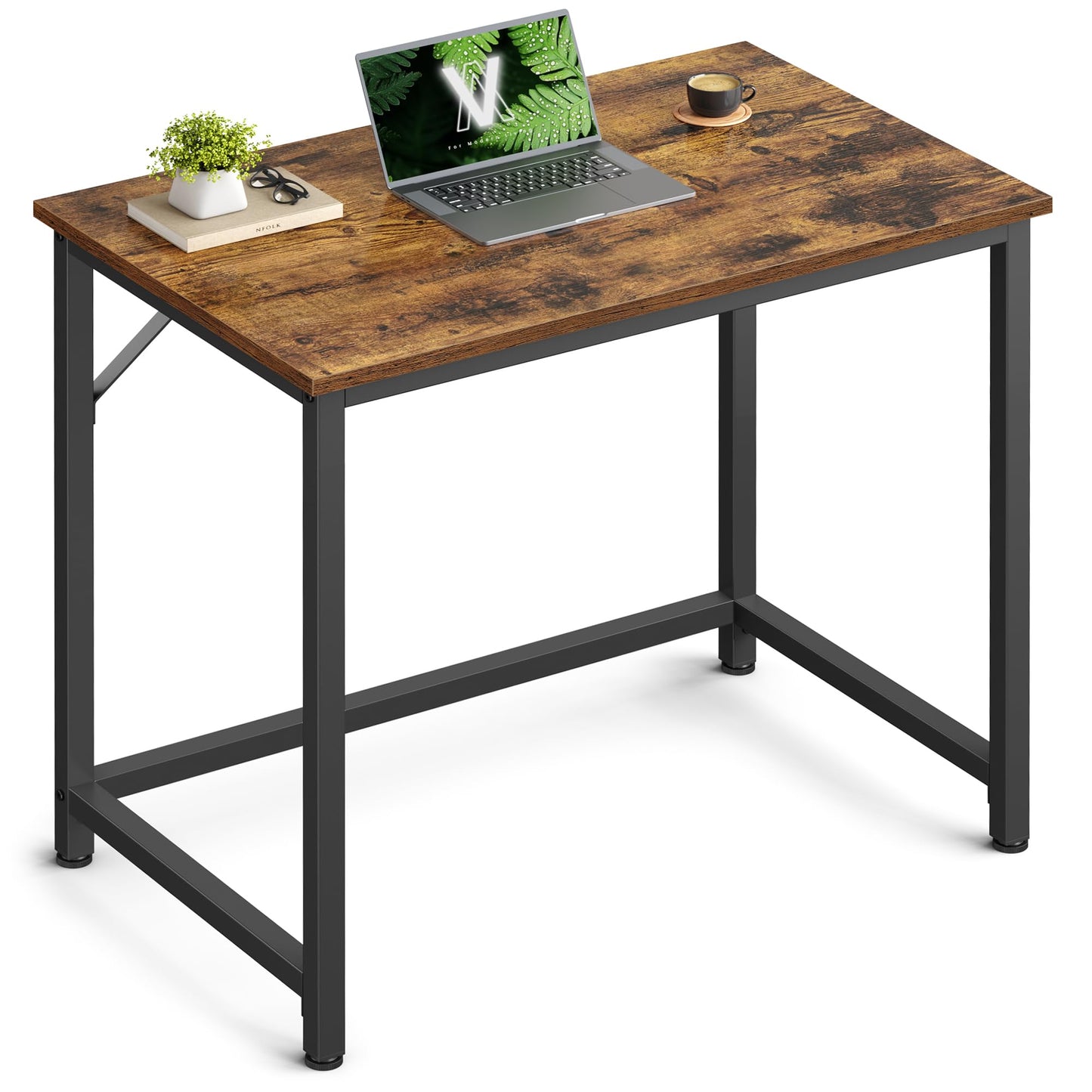 VASAGLE Computer Desk, Writing Desk, Small Office Table