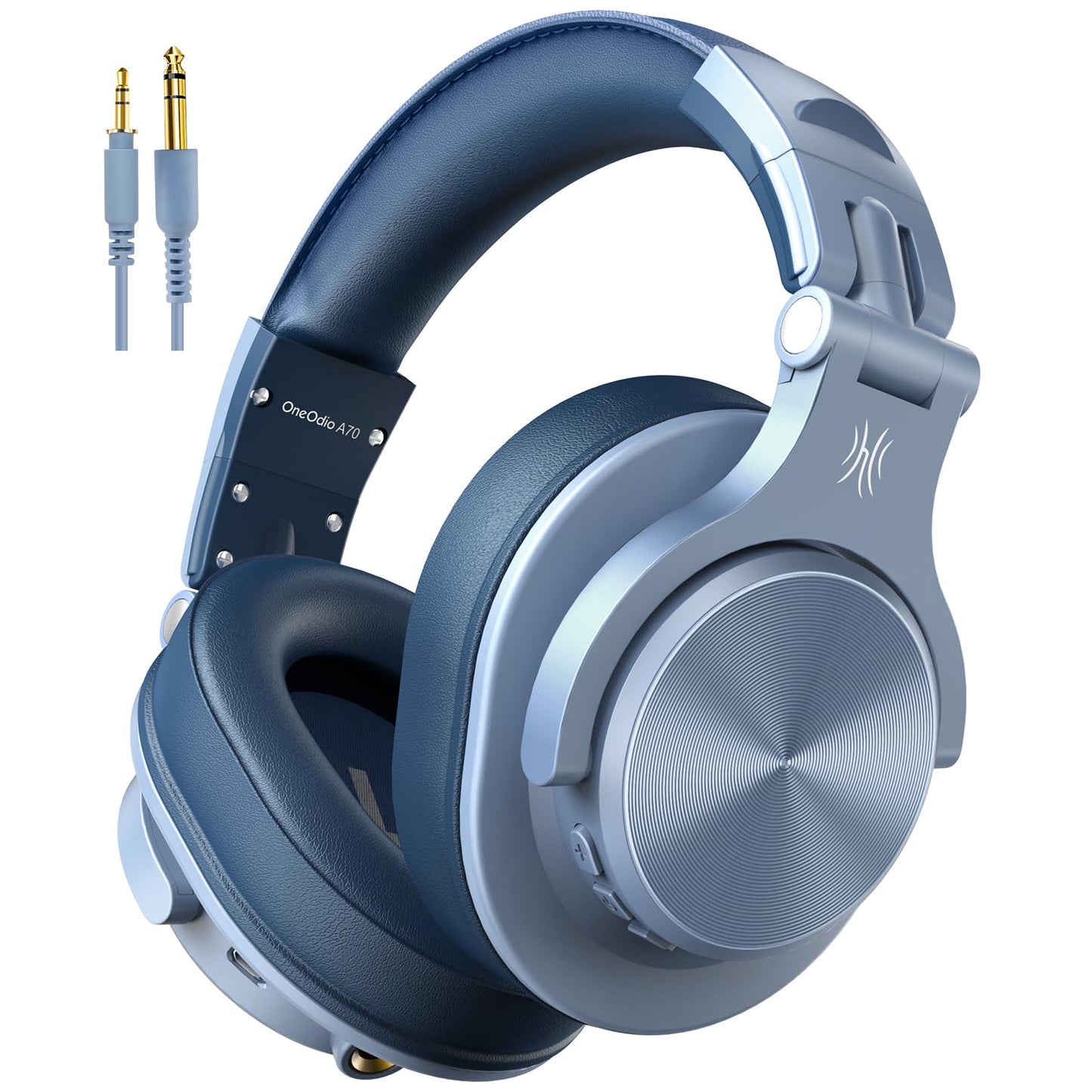 OneOdio A70 Bluetooth Headphones Over Ear, 72 Hrs Playtime, Monitor Level Stereo Sound Quality, Foldable Wireless&Wired DJ Headphone, Professional Studio Headphones for DJ/TV/PC/Phone