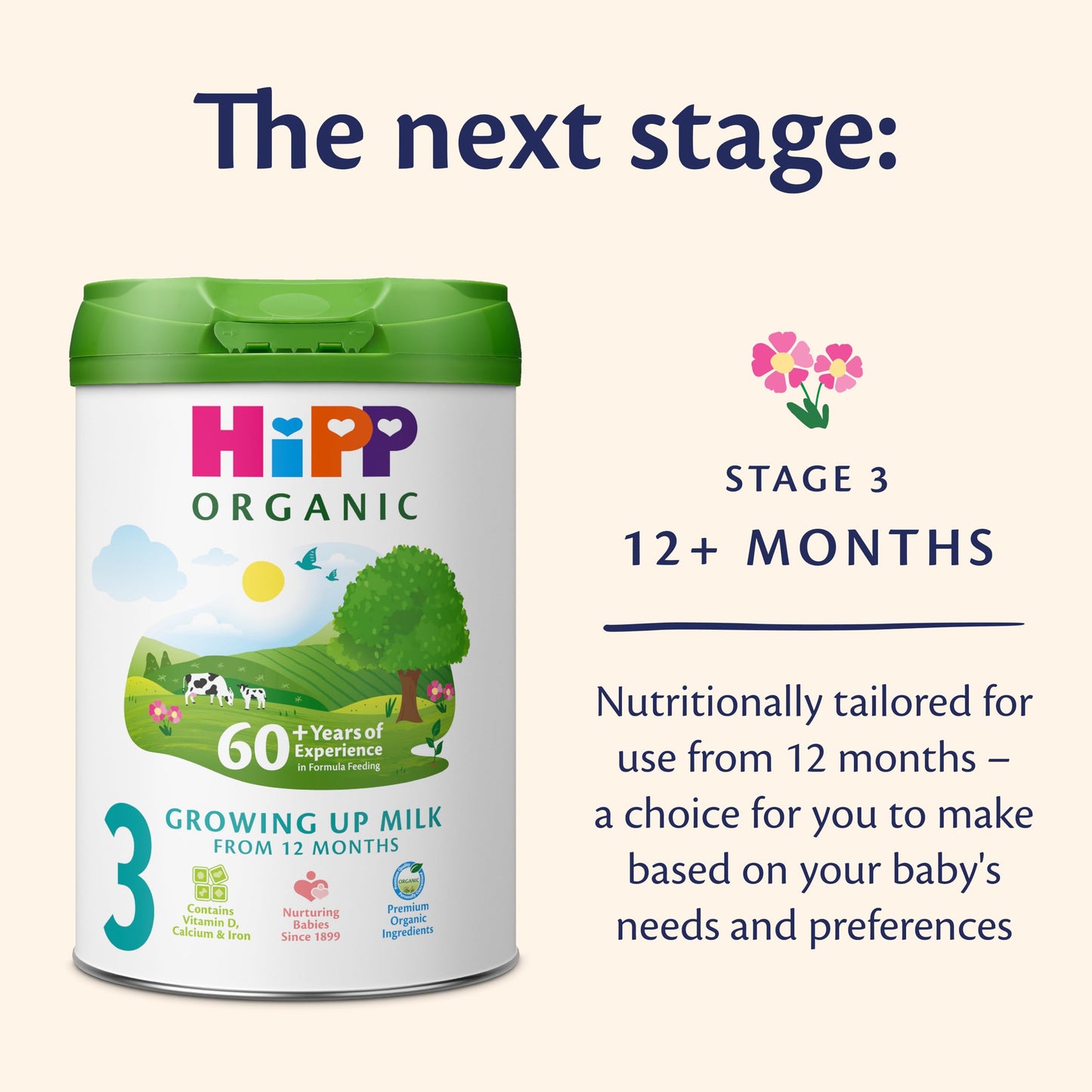 HiPP Organic 2 Follow on Baby Milk Powder Formula, From 6 Months, 800g (Pack of 4)