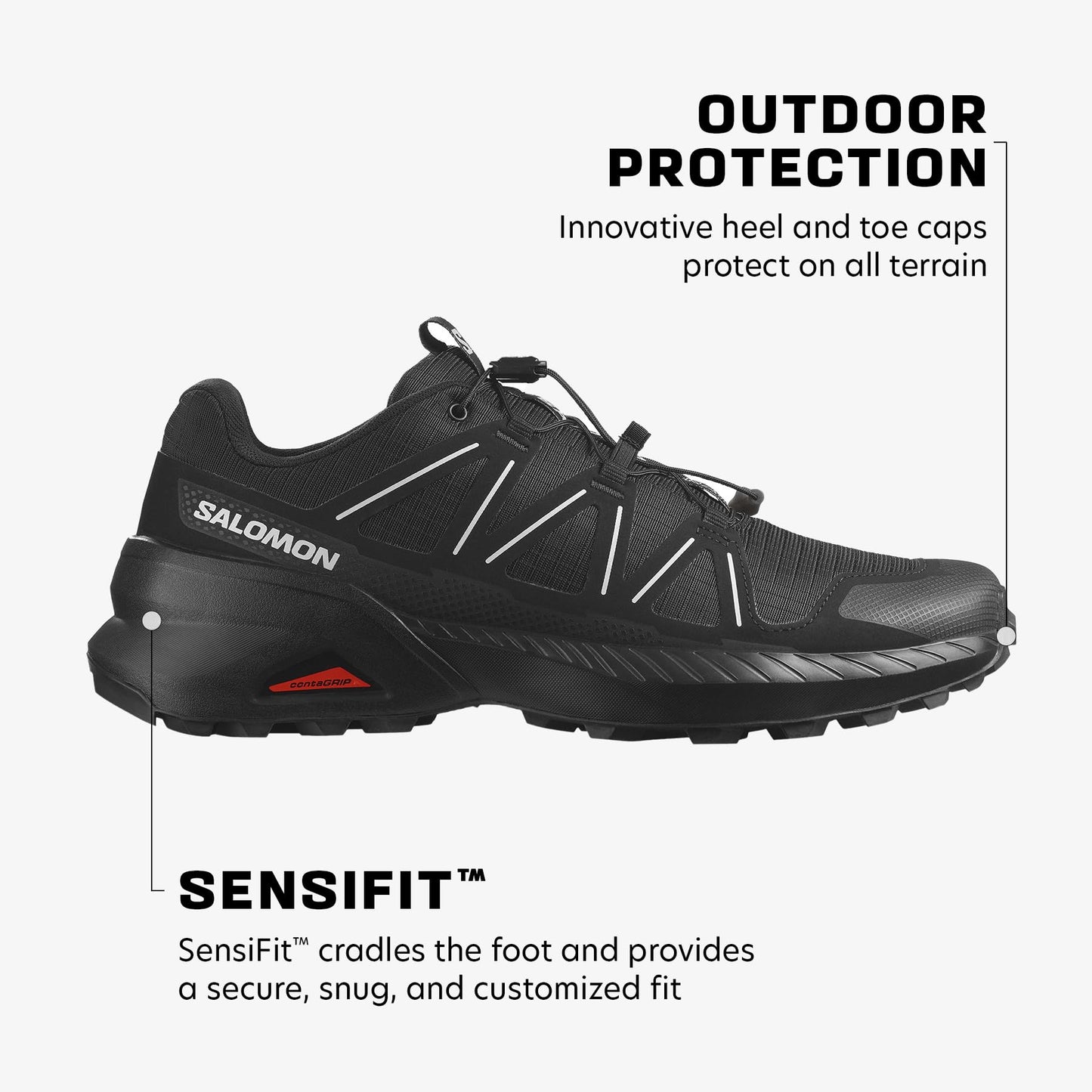 SALOMON Mens Speed Cross Peak Urban, Versatile Hiking Shoes