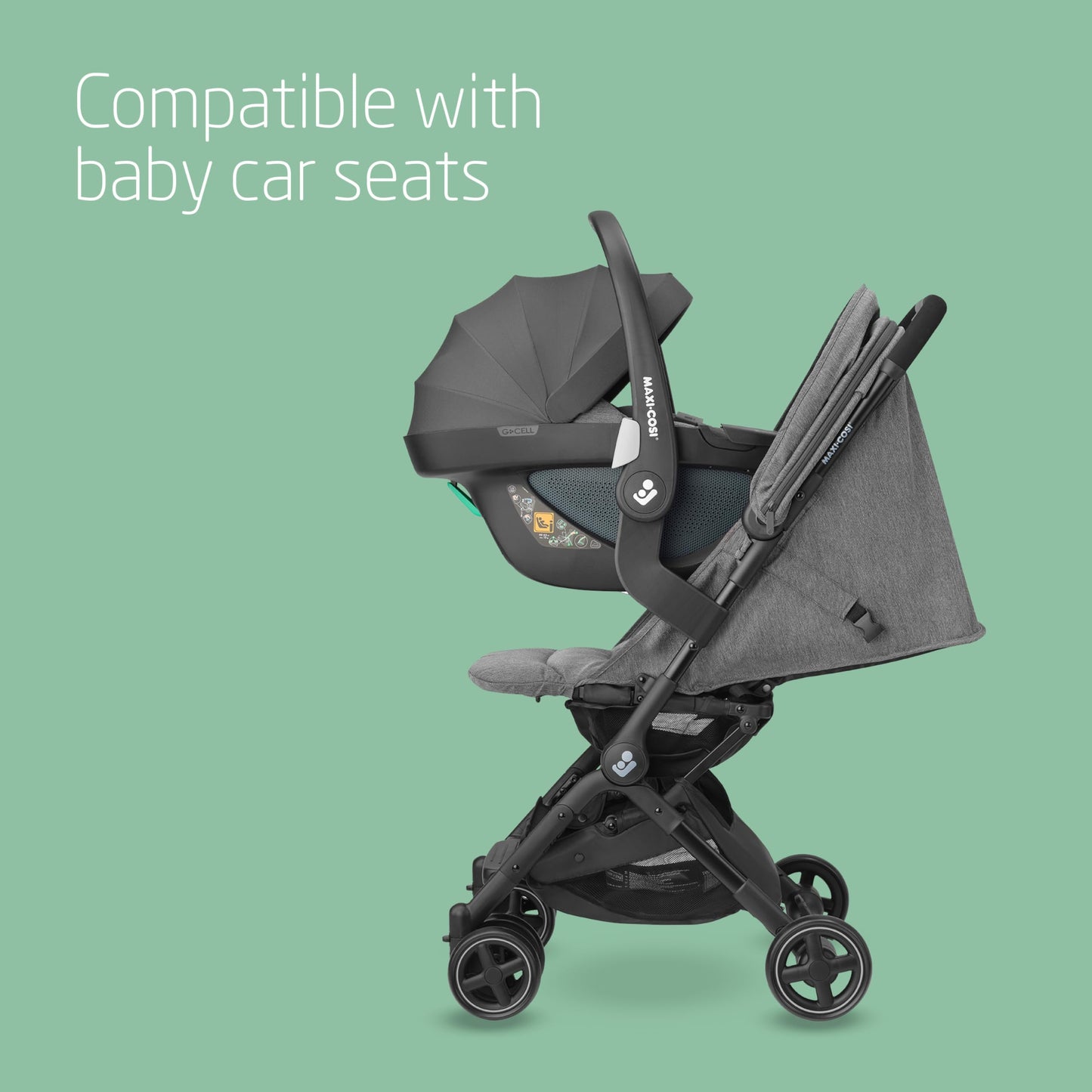 Maxi-Cosi Lara2 Pushchair, 0-4 Years, 0-22 kg, Baby Stroller