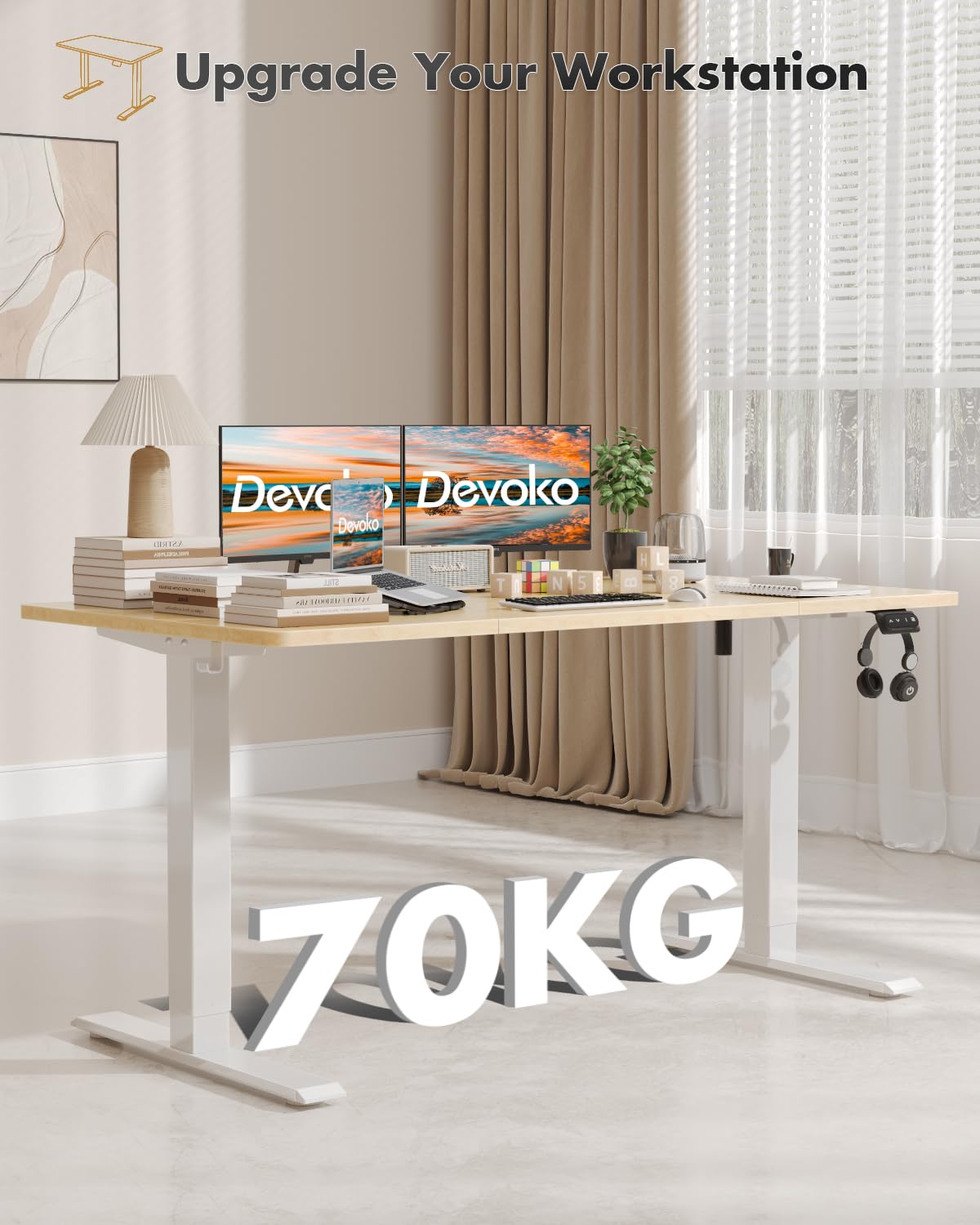 Devoko Electric Standing Desk 120x60cm