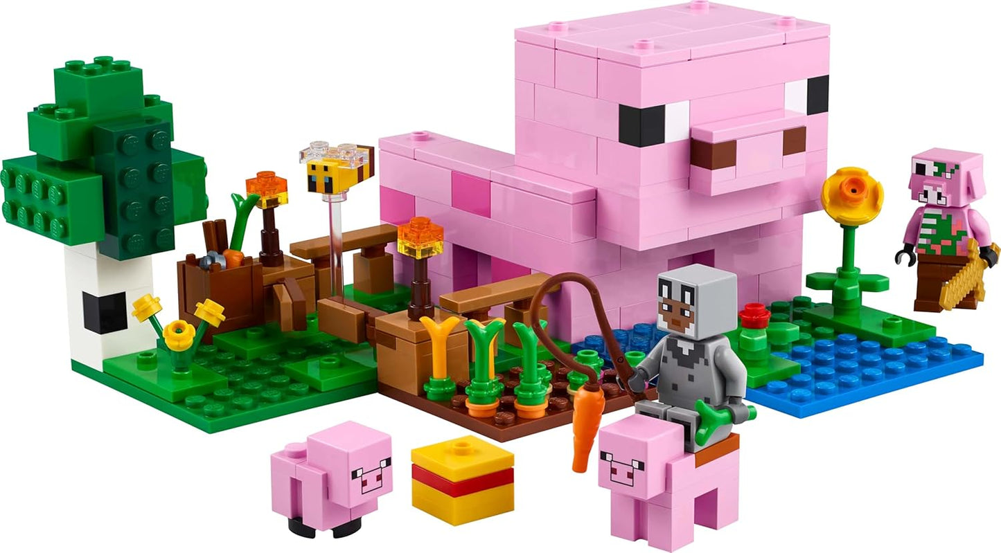 LEGO Minecraft The Baby Pig House Building Toy