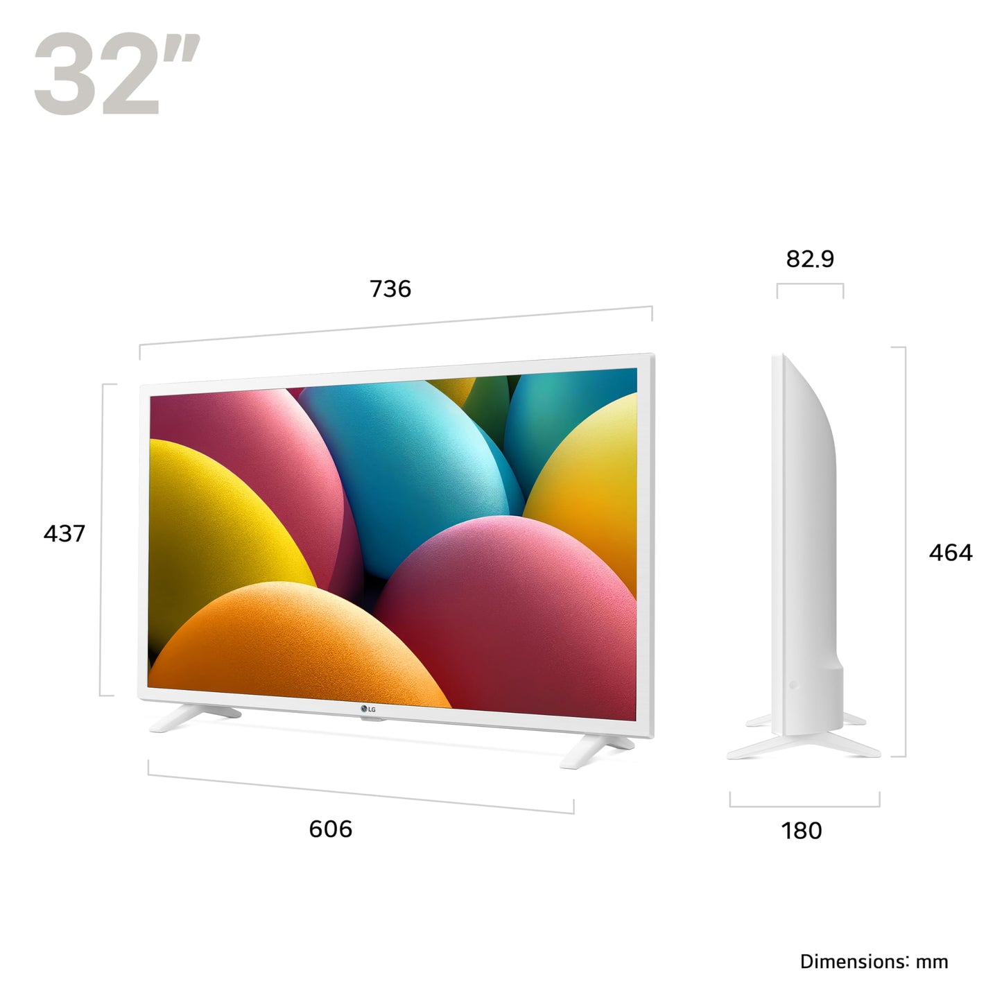 LG LED LQ63 32 HD 720p Smart TV