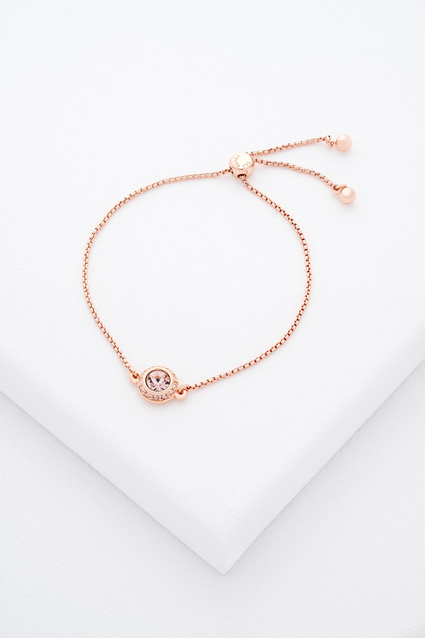 Ted Baker Soleta Solitaire Sparkle Crystal Adjustable Bracelet For Women