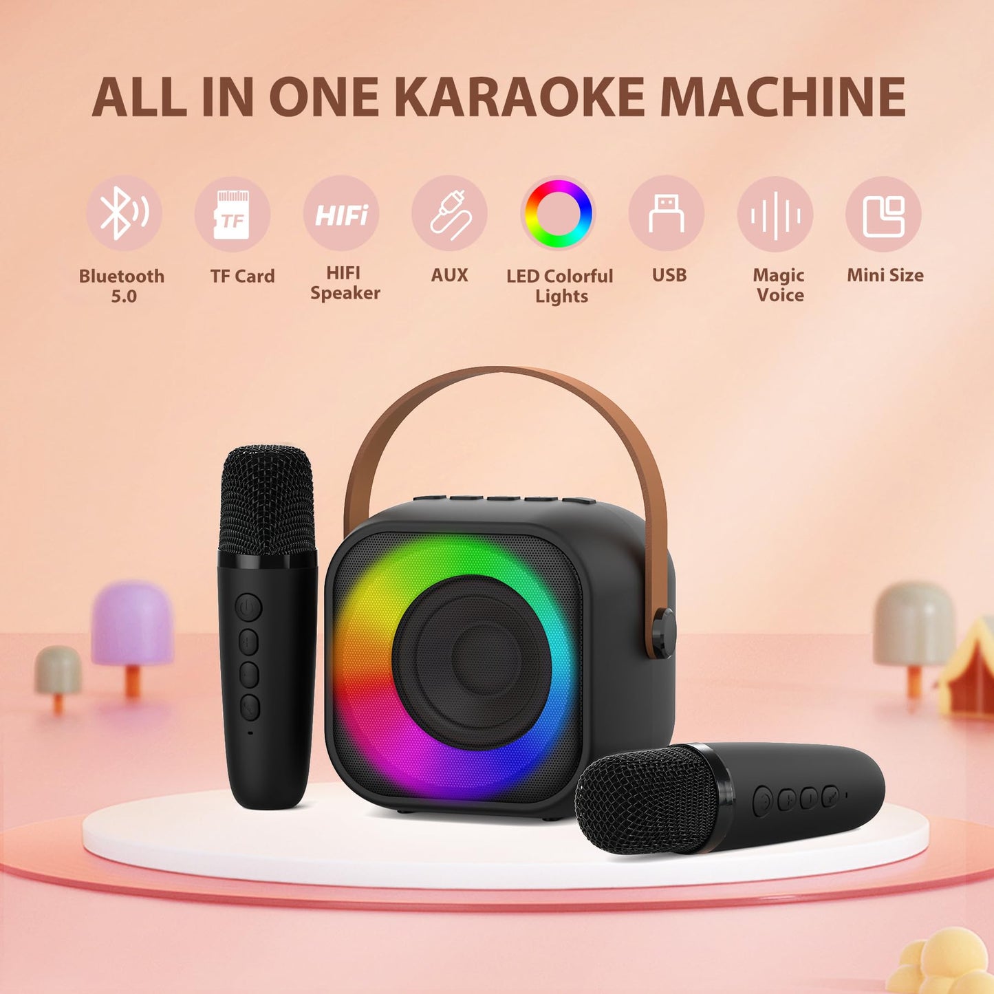 Karaoke Machine 2 Microphones