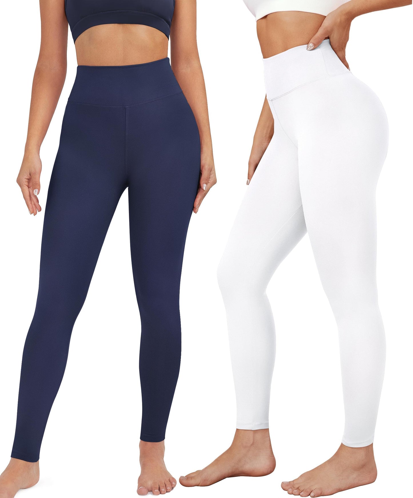 VALANDY Creamlush Womens High Waisted Leggings