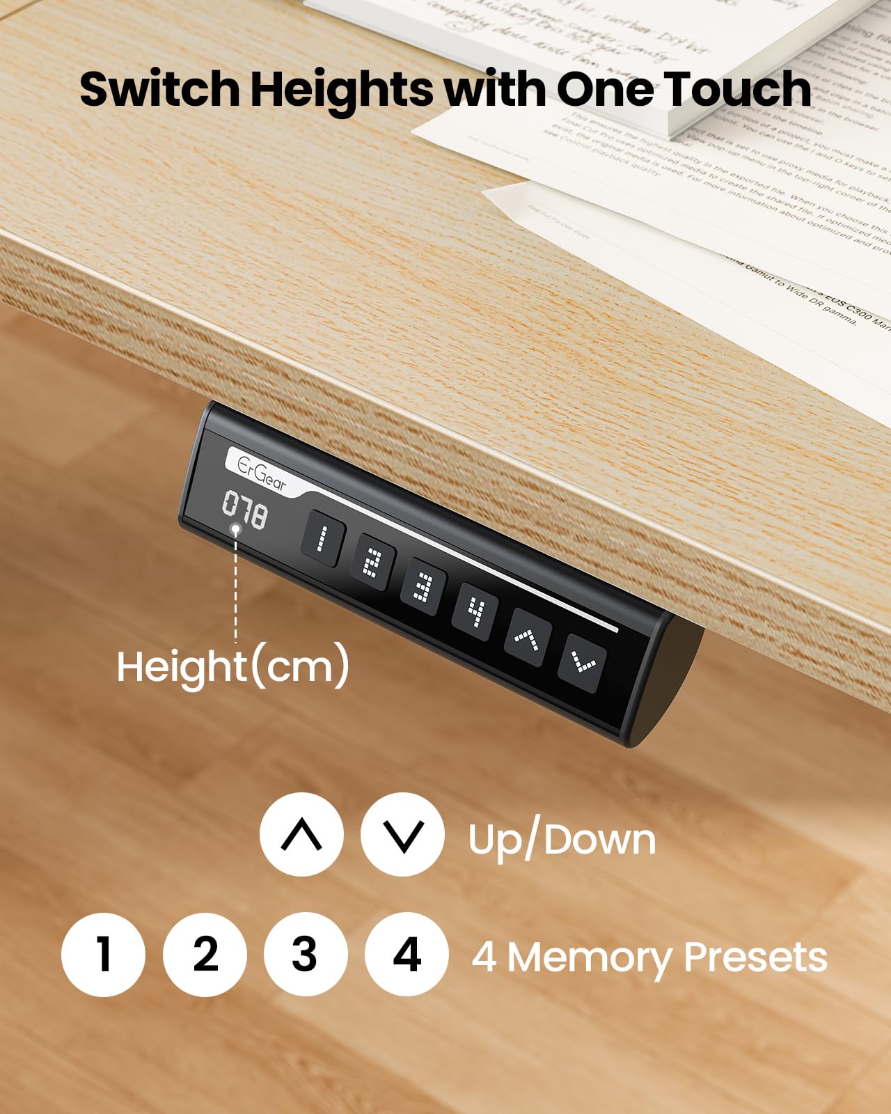 ErGear Electric Standing Desk Height Adjustable