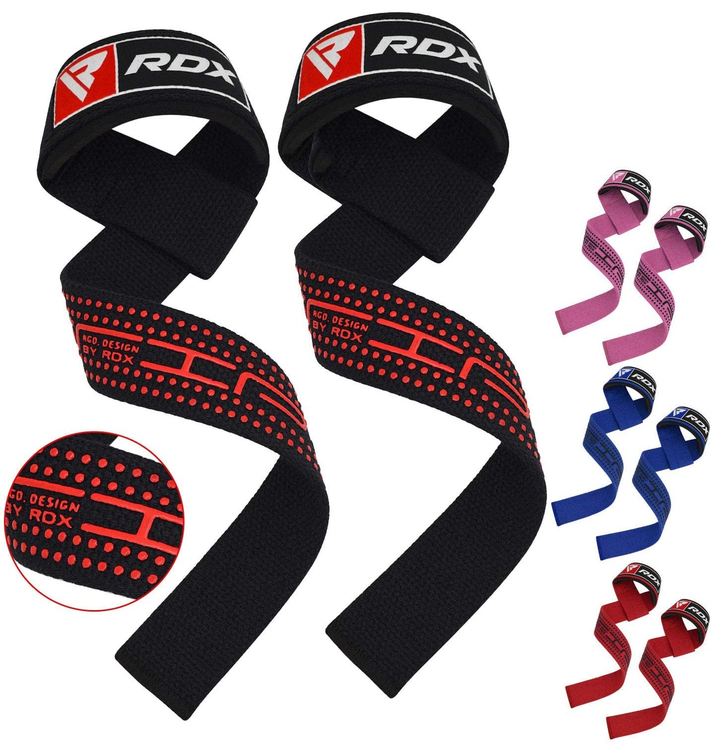 RDX Weight Lifting Straps Deadlifting Powerlifting