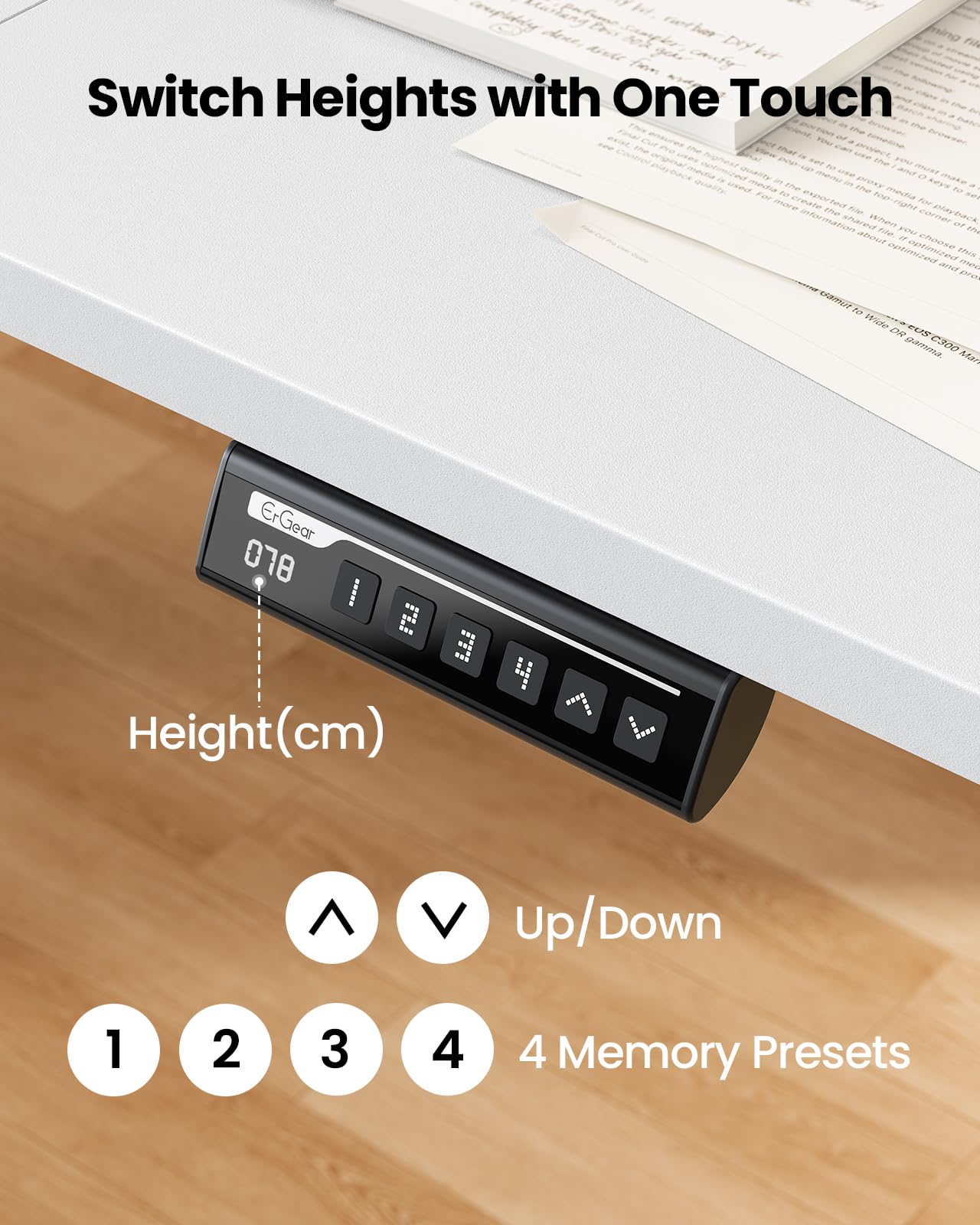 ErGear Electric Standing Desk Height Adjustable