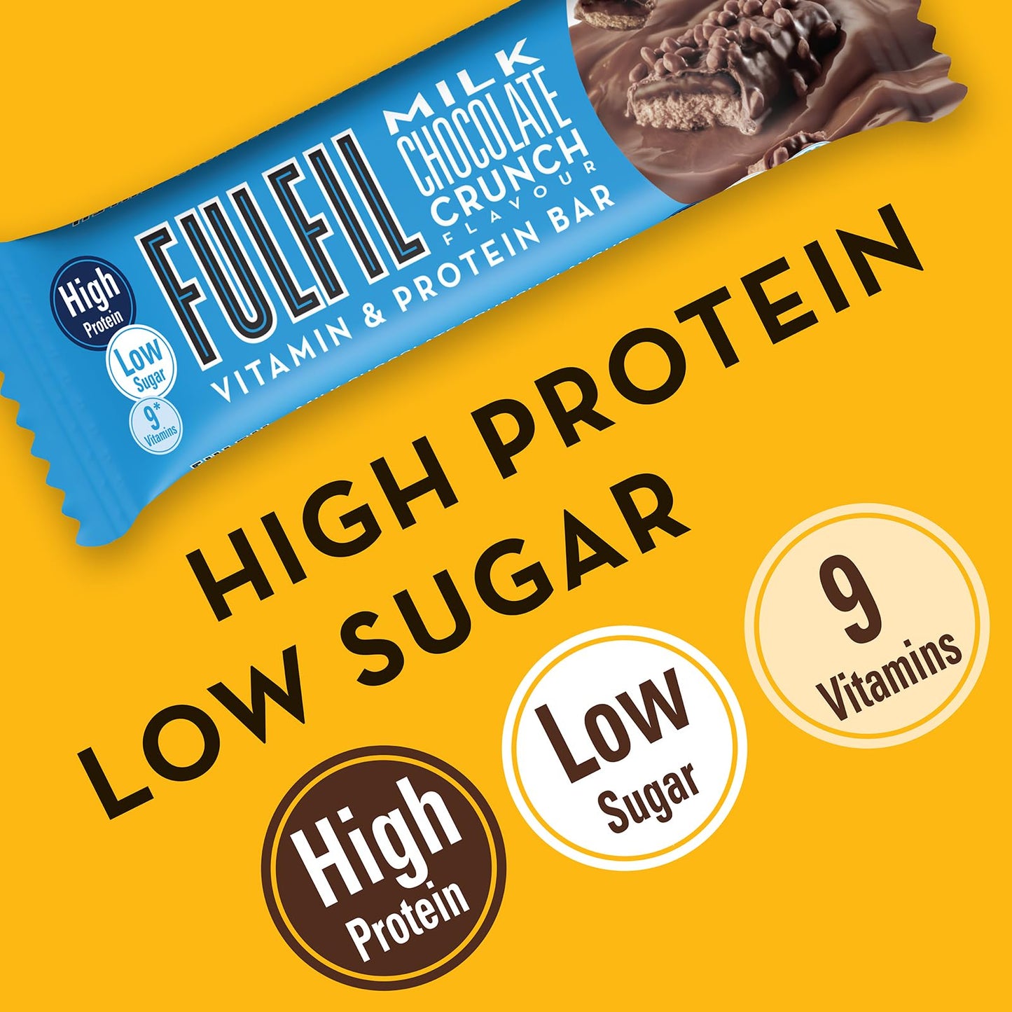 FULFIL Vitamin and Protein Bars (15 x 55 g Bars)