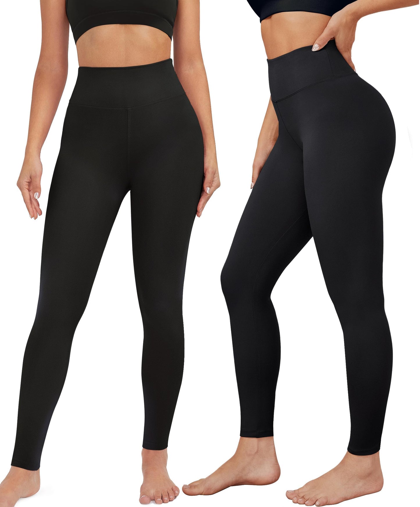 VALANDY Creamlush Womens High Waisted Leggings