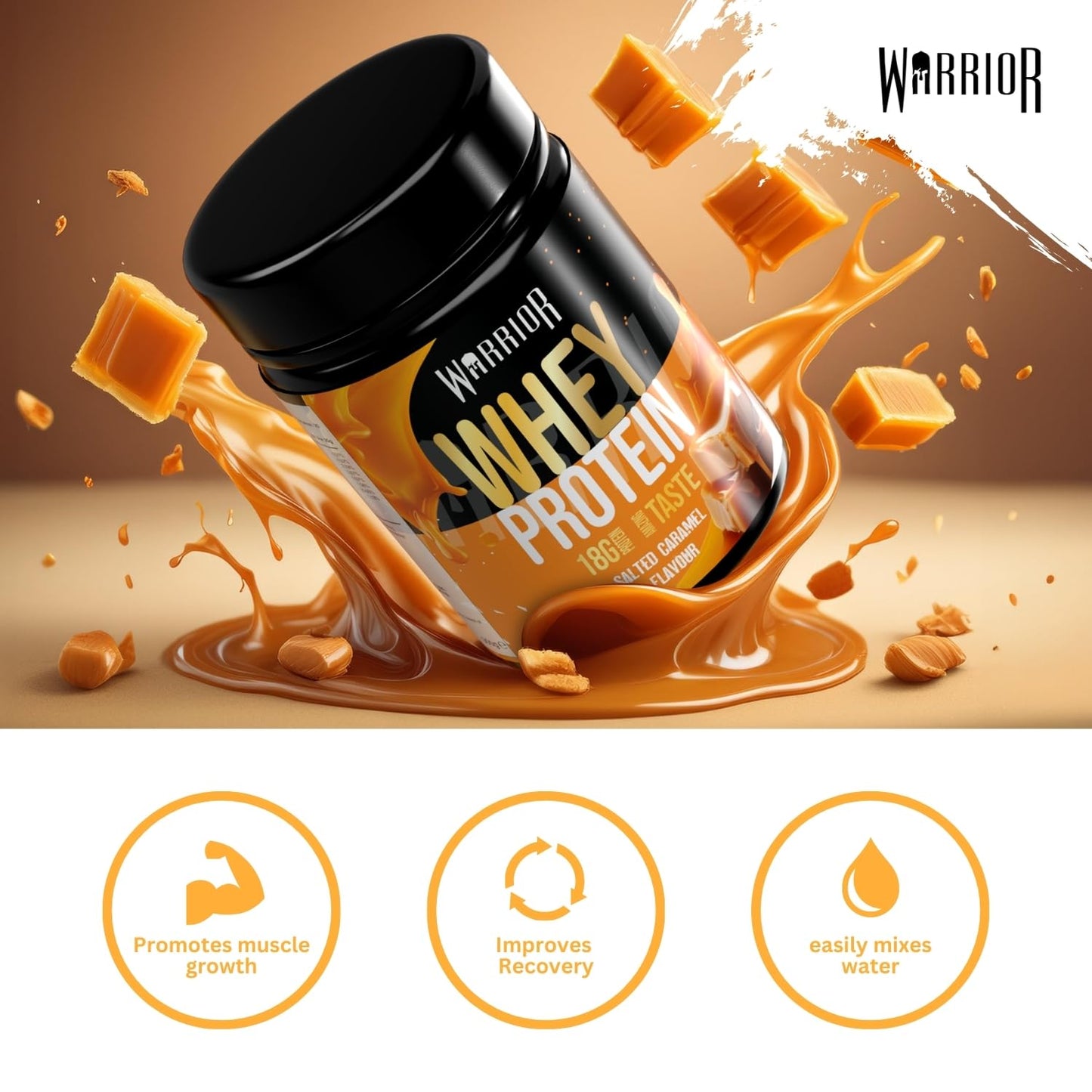 Warrior Whey Protein Powder 500g