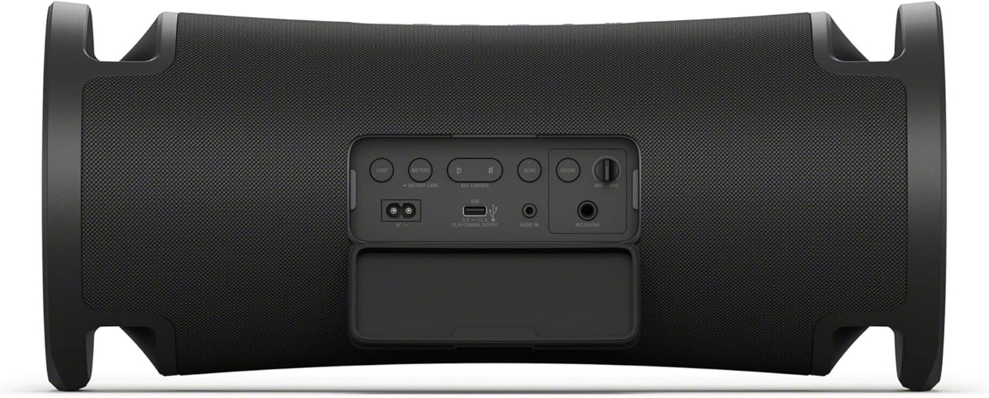 Sony ULT FIELD 7 - Wireless Bluetooth Portable Speaker with ULT POWER SOUND, Ultimate Deep BASS, X Balanced Speaker, 30 HR Battery, IP67, Waterproof, LED Lighting, Mic, Guitar Input - Black