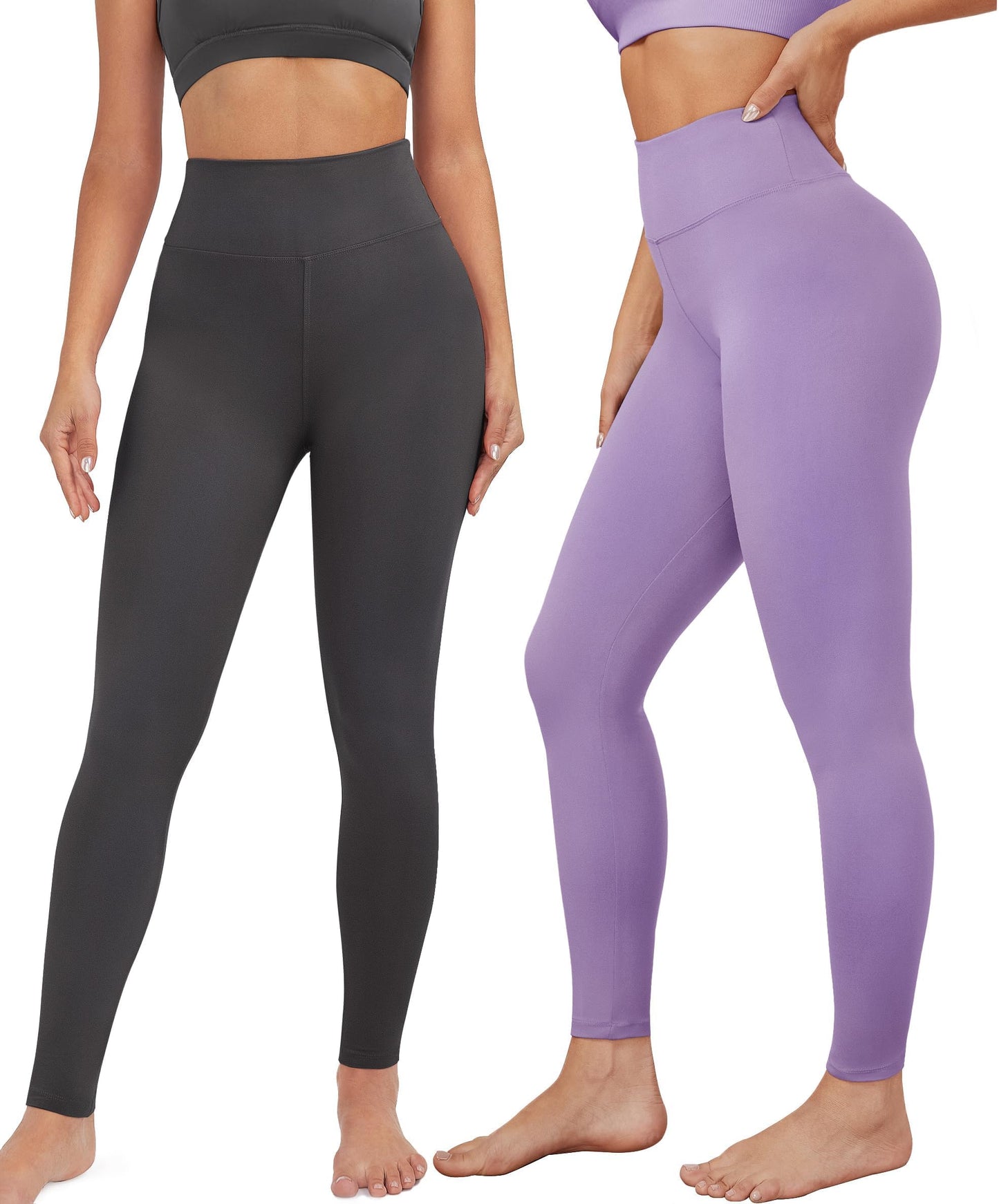 VALANDY Creamlush Womens High Waisted Leggings