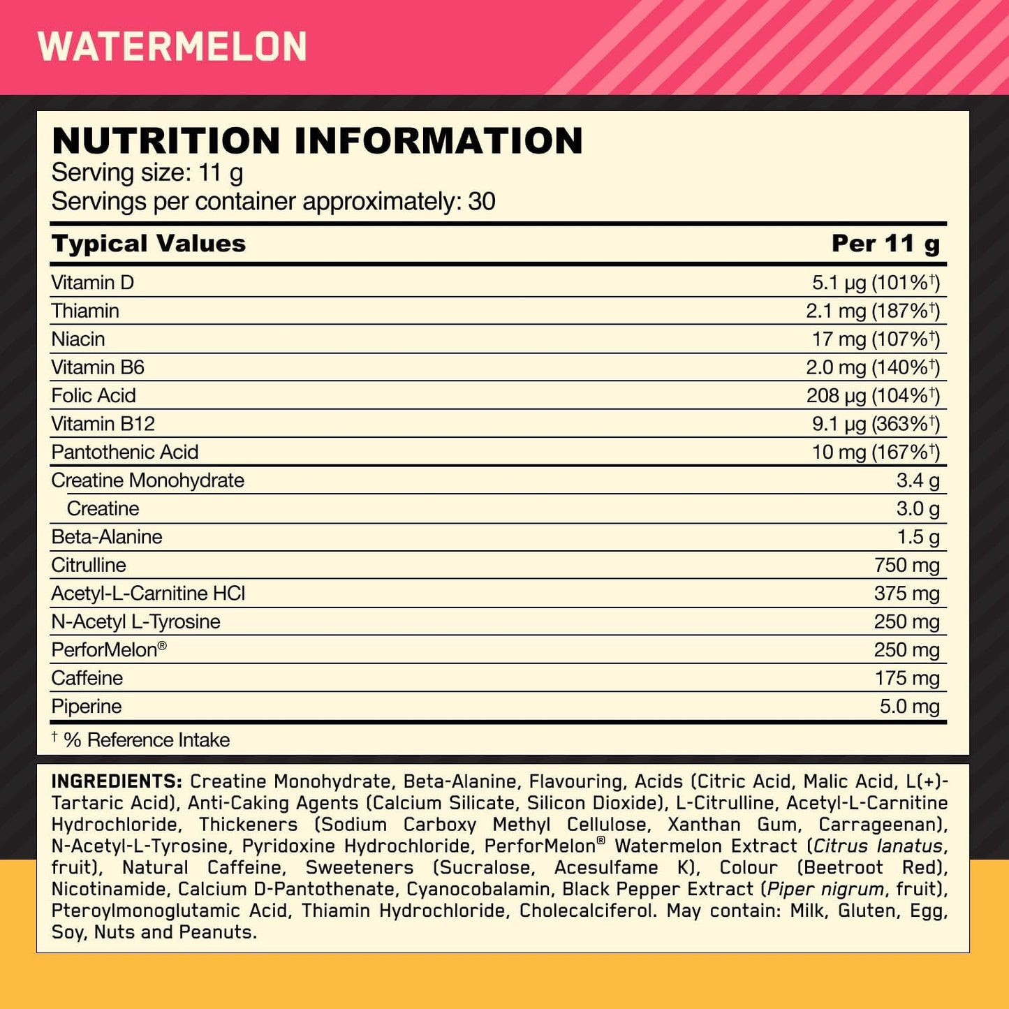 Optimum Nutrition Gold Standard Pre Workout Powder
