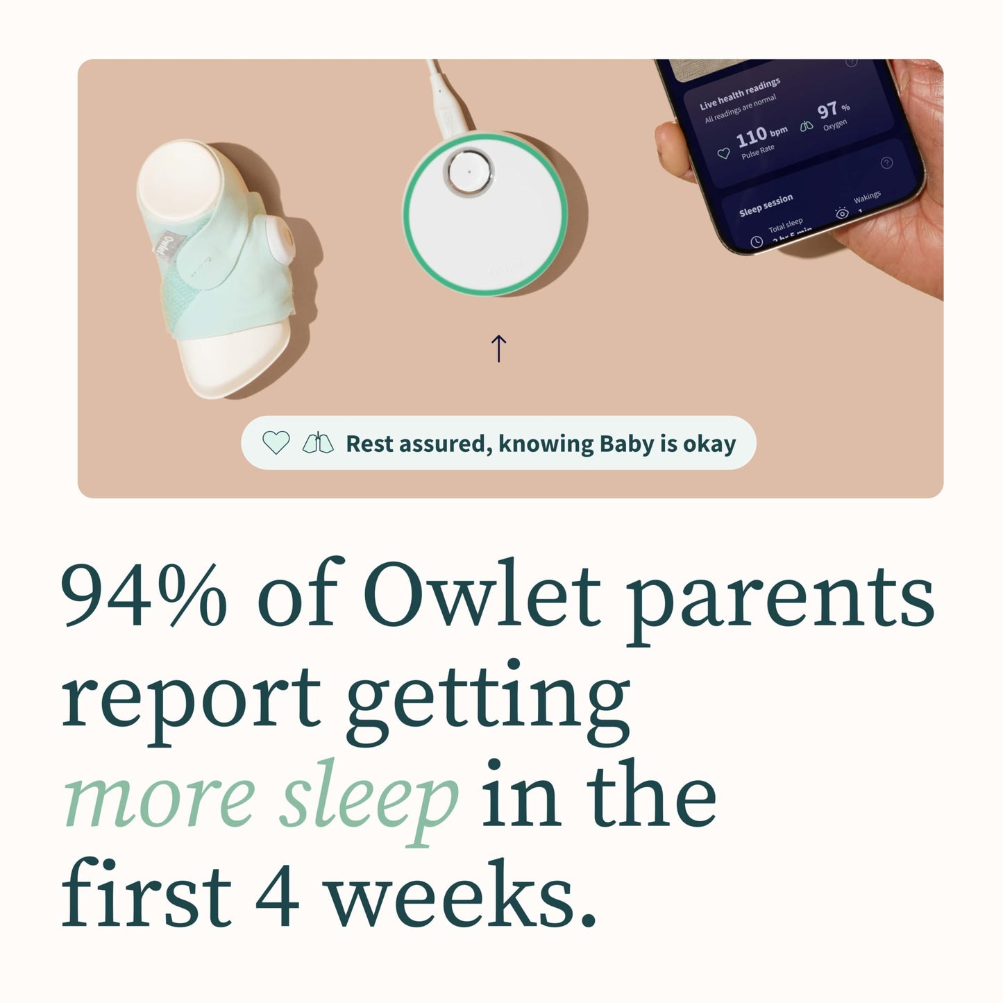 Owlet® Dream Bundle 2 Smart Baby Monitor