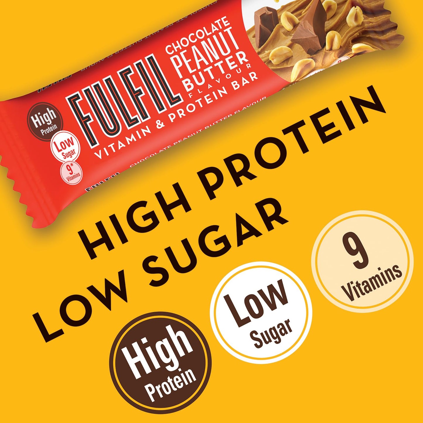 FULFIL Vitamin and Protein Bars (15 x 55 g Bars)