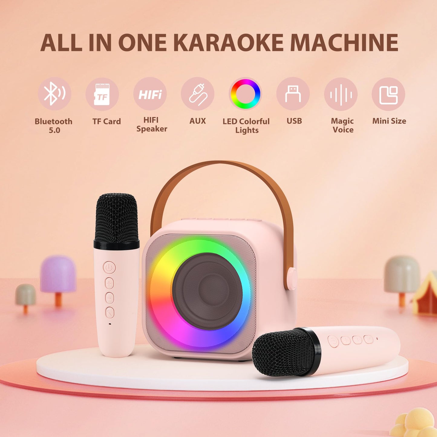 Karaoke Machine 2 Microphones