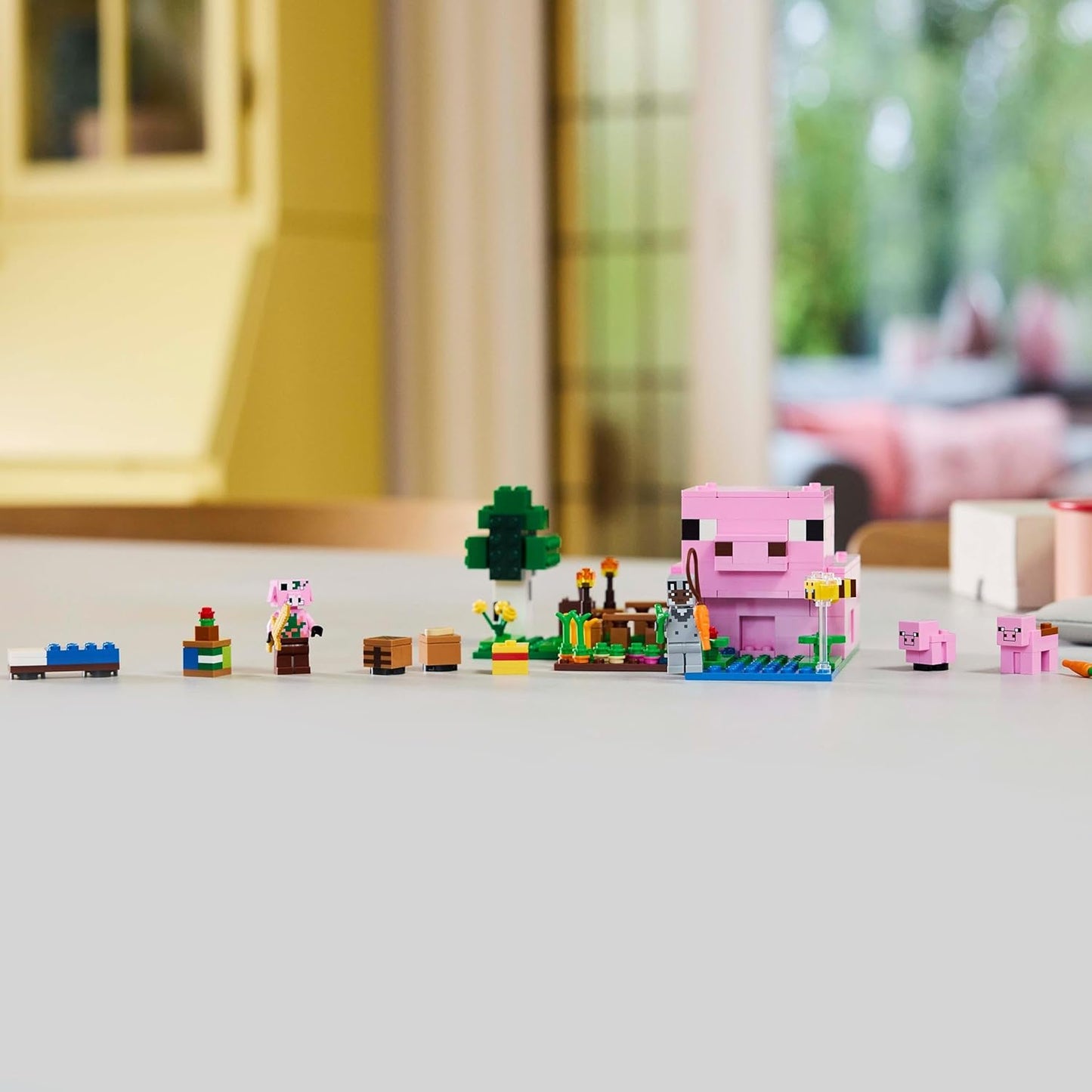 LEGO Minecraft The Baby Pig House Building Toy