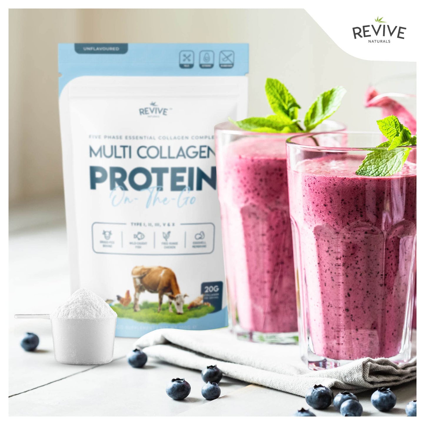 Multi Collagen Protein Powder 400g