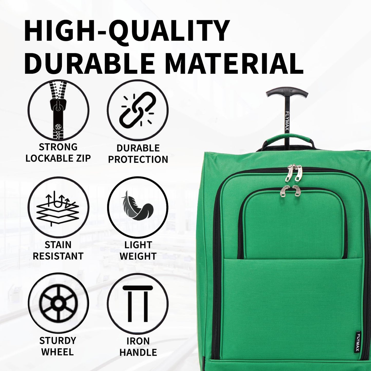 56x45x25 Easyjet Cabin Bag Hand Luggage Approved Cabin Case