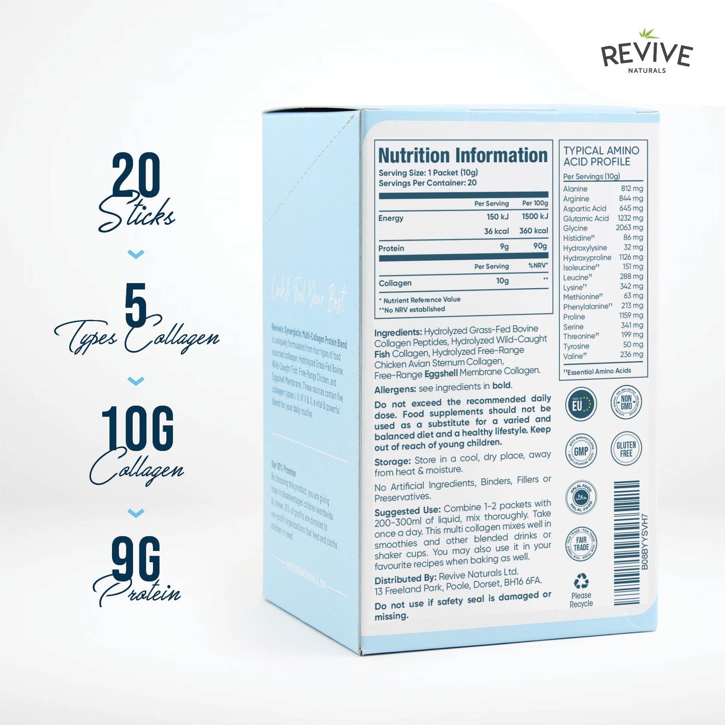 Multi Collagen Protein Powder 400g