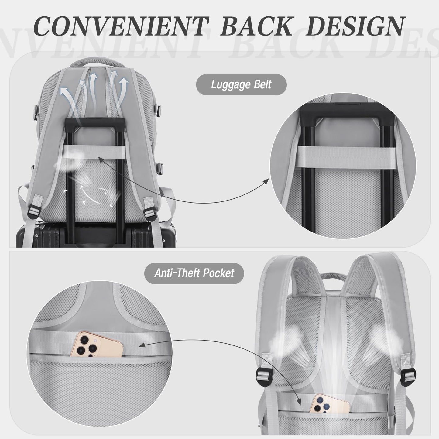 for Ryanair Cabin Bags 40x20x25 Underseat Cabin